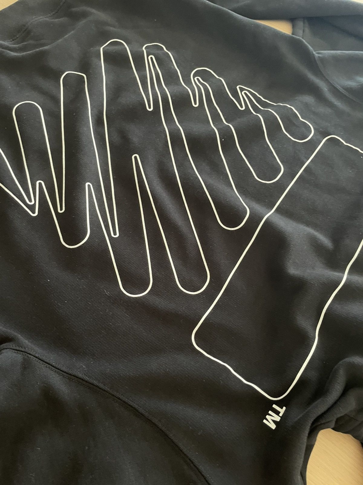 Off-White OFF-WHITE Wave Outline Diagonal Slim Hoodie Size US XL / EU 56 / 4 - 5 Thumbnail