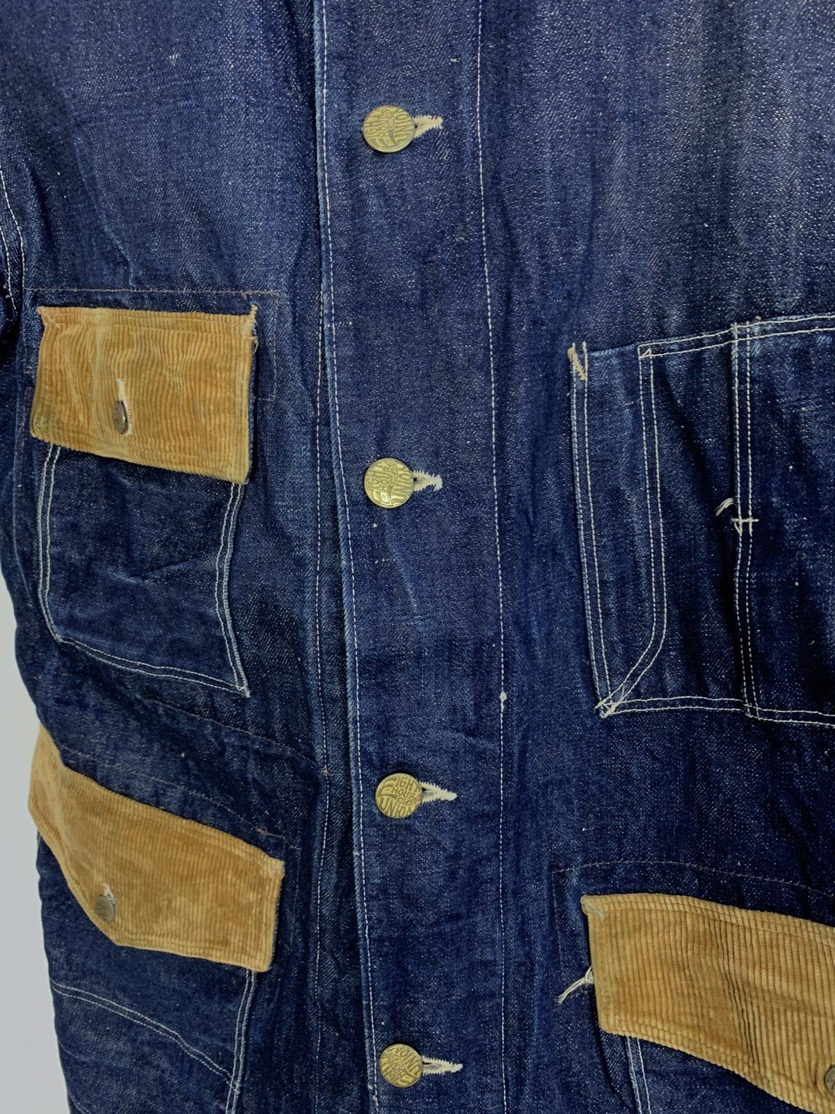 The Real McCoy's Vintage Double Diamond Workers Heavy Denim Padded Detroit Size US M / EU 48-50 / 2 - 4 Thumbnail