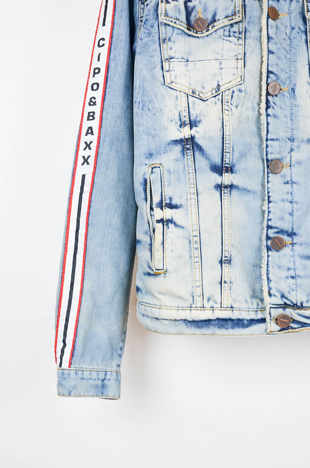 Japanese Brand Cipo & Baxx Sherpa Denim Jacket – Size L (Fits M/L) Size US L / EU 52-54 / 3 - 3 Thumbnail