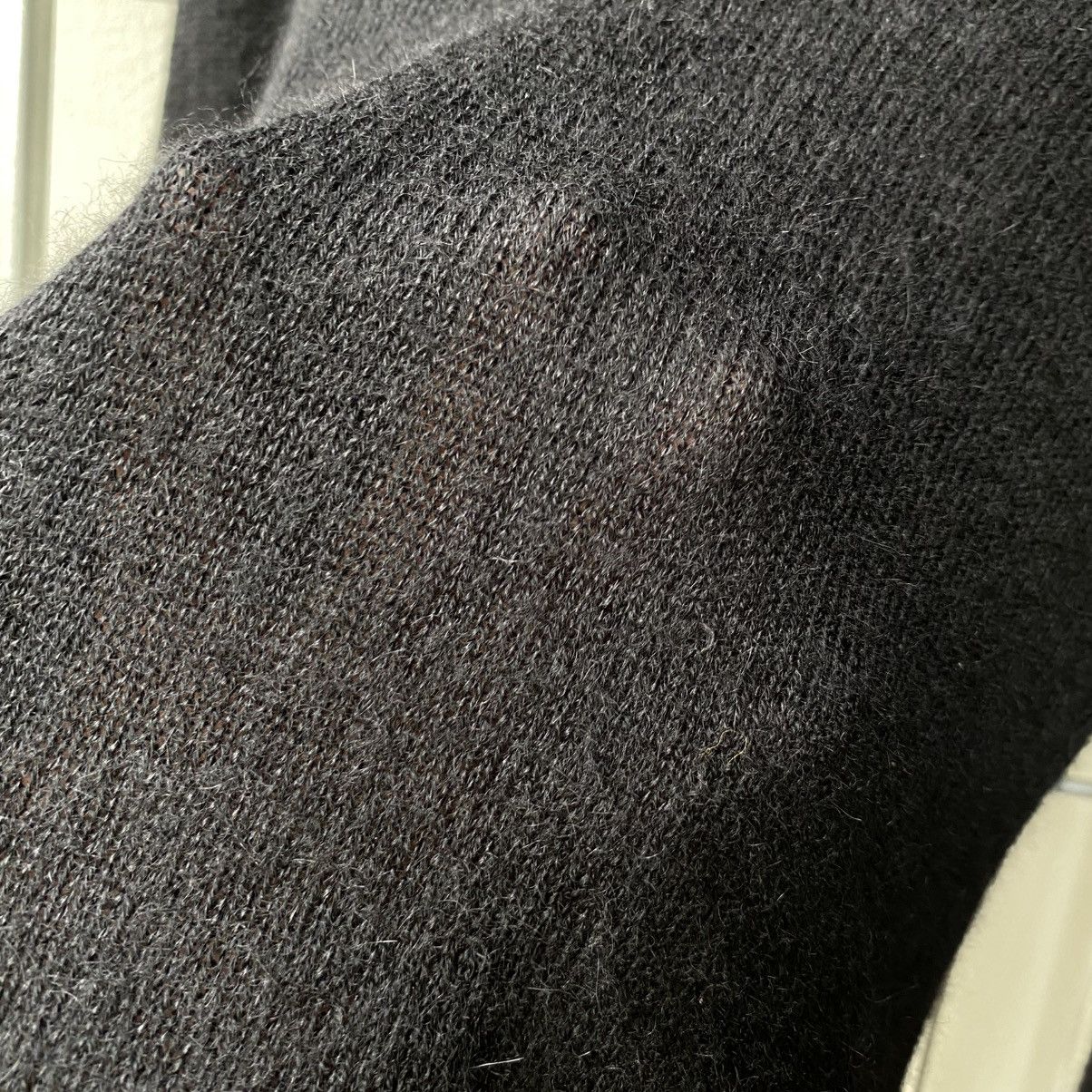 Tsumori Chisato TSUMORI CHISATO Black Soft Mohair V-Neck Knit Sweater Size XS / US 0-2 / IT 36-38 - 12 Thumbnail