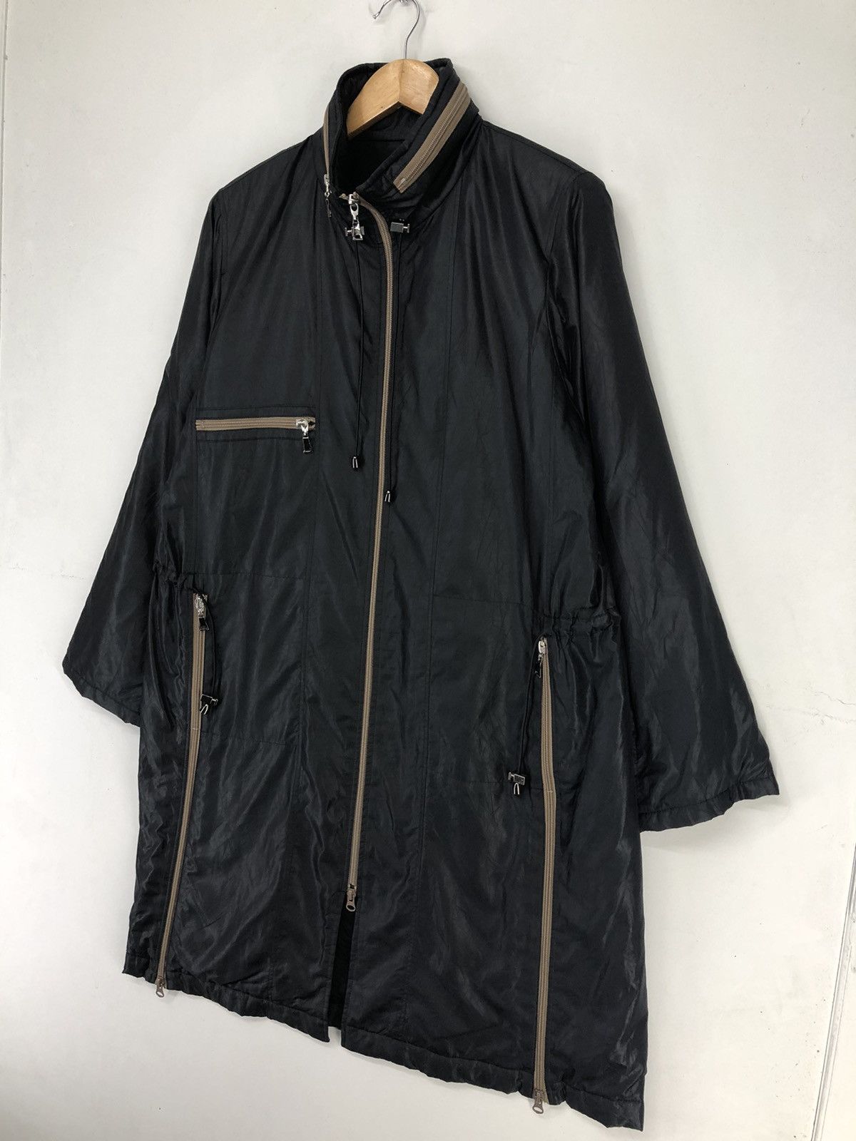 Japanese Brand Vintage Sun Rose Long Jacket Zipper Design Size US L / EU 52-54 / 3 - 4 Thumbnail