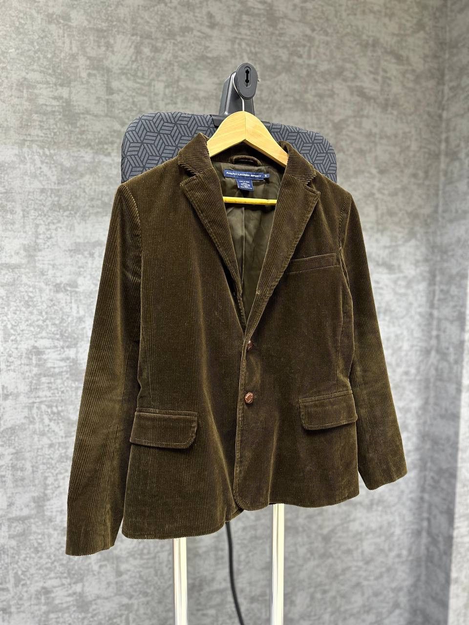 Polo Ralph Lauren × Vintage Vintage Polo Ralph Lauren Velvet Brown Blazer Size 38R - 8 Thumbnail