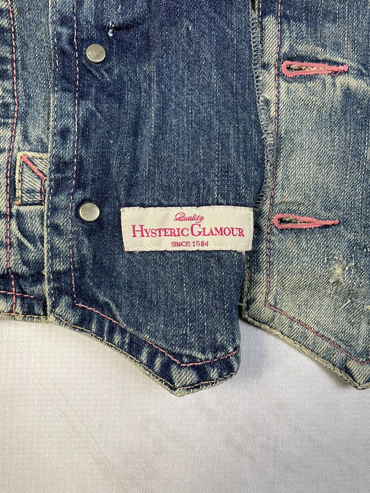 Hysteric Glamour 2000s Hysteric Glamour Denim Vest Size ONE SIZE - 9 Thumbnail