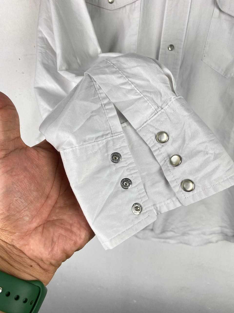 Wrangler vintage wrangler white western pearl snap button shirt Size US L / EU 52-54 / 3 - 3 Thumbnail