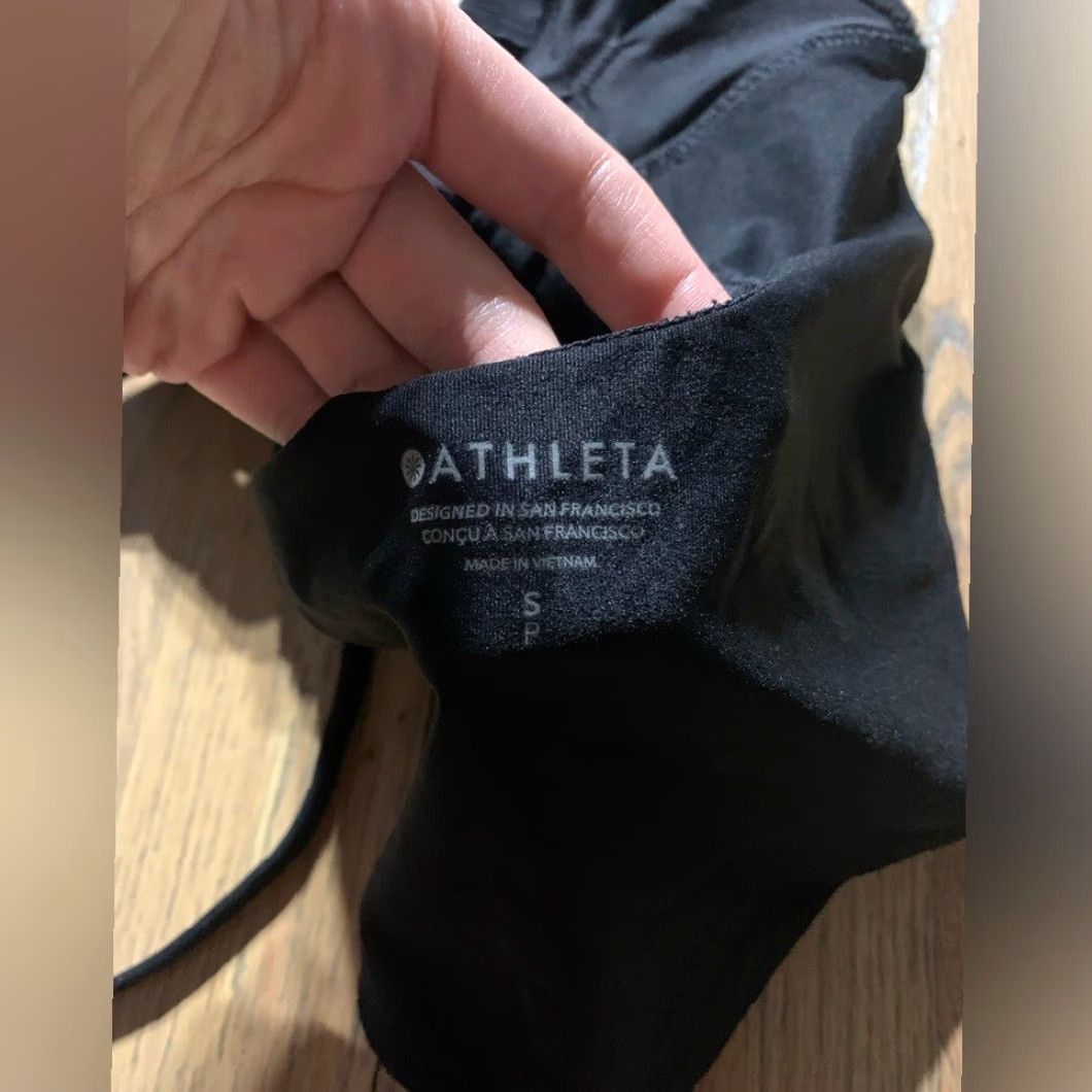 Athleta Athleta Tankini Top Swimsuit Black S Womens Regular Small Cover Up Tankini Top Size S / US 4 / IT 40 - 3 Thumbnail