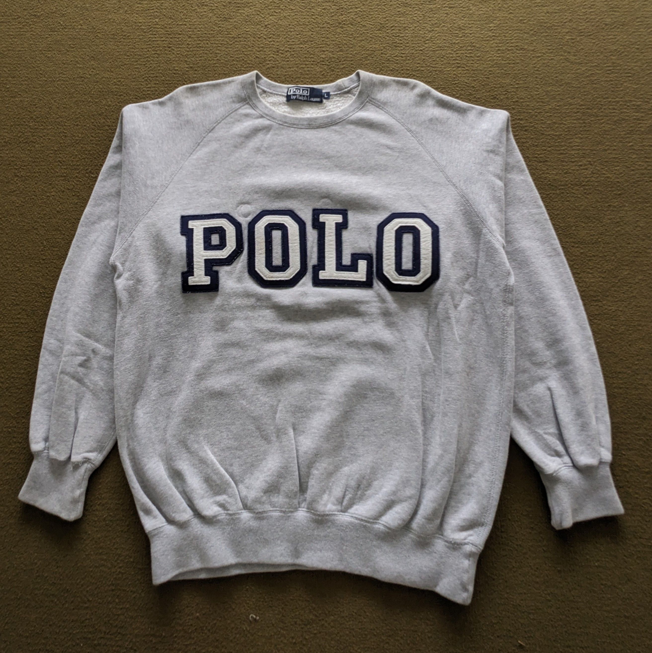 Vintage Vintage POLO by Ralph Lauren Luxury Brand Sweatshirt Size US M / EU 48-50 / 2 - 1 Thumbnail