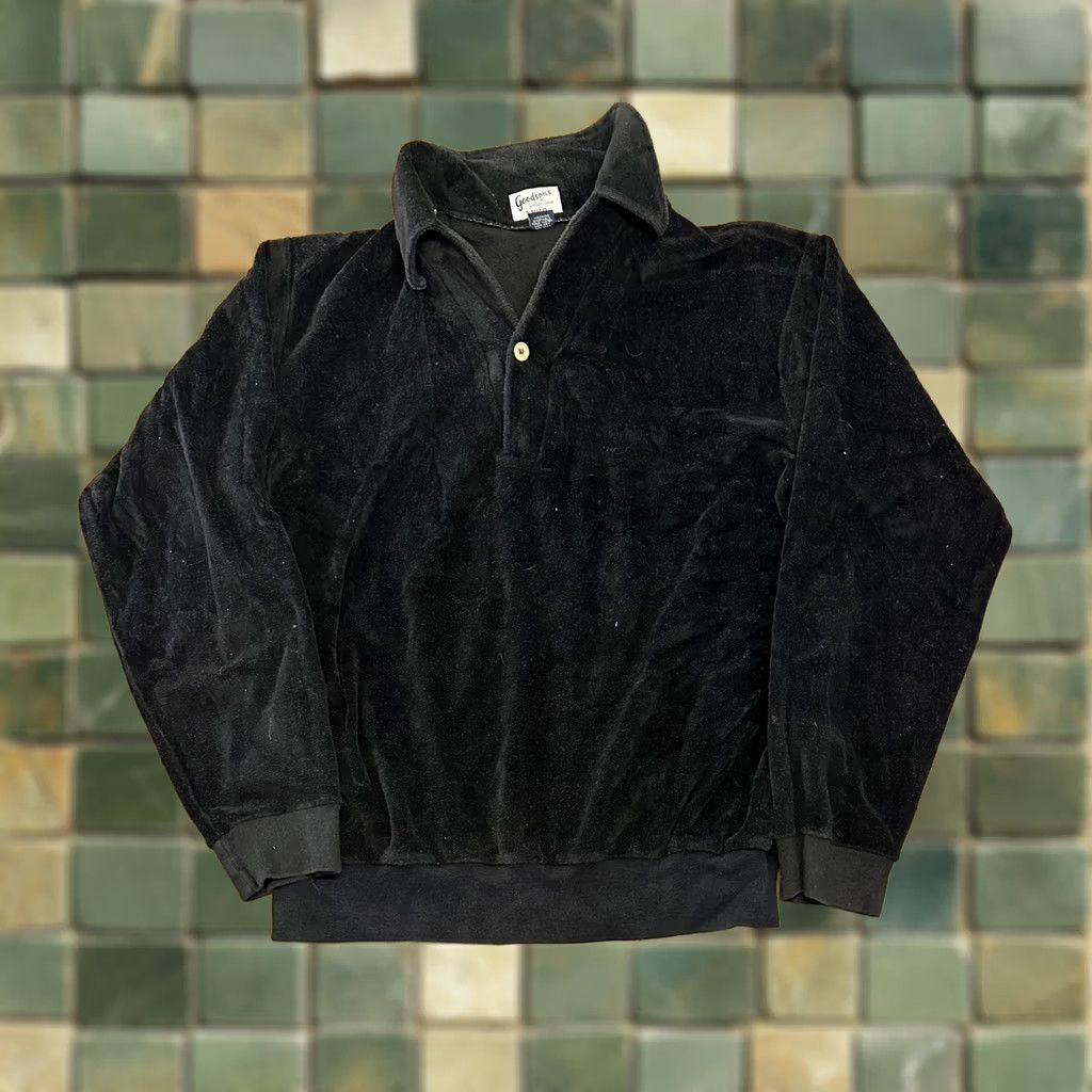 Enro VINTAGE Enro Henley Sweater L Black 70s Goodson’s Of Groton Connecticut Mens Size US L / EU 52-54 / 3 - 1 Thumbnail