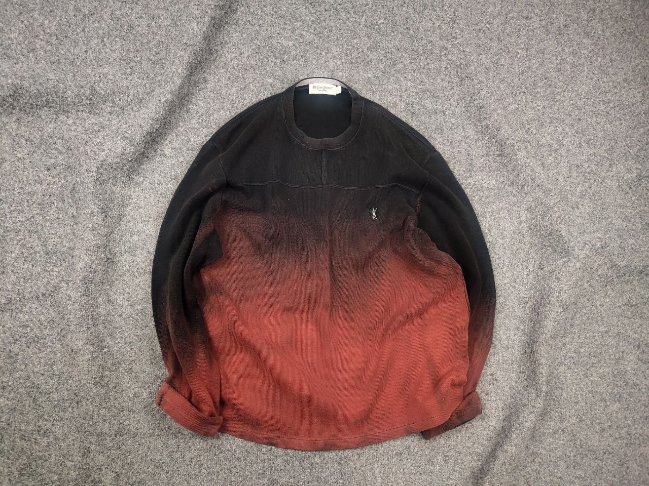 Yves Saint Laurent Rare Yves Saint Laurent Vintage 90's tie-dye long sleeve Size US L / EU 52-54 / 3 - 1 Thumbnail