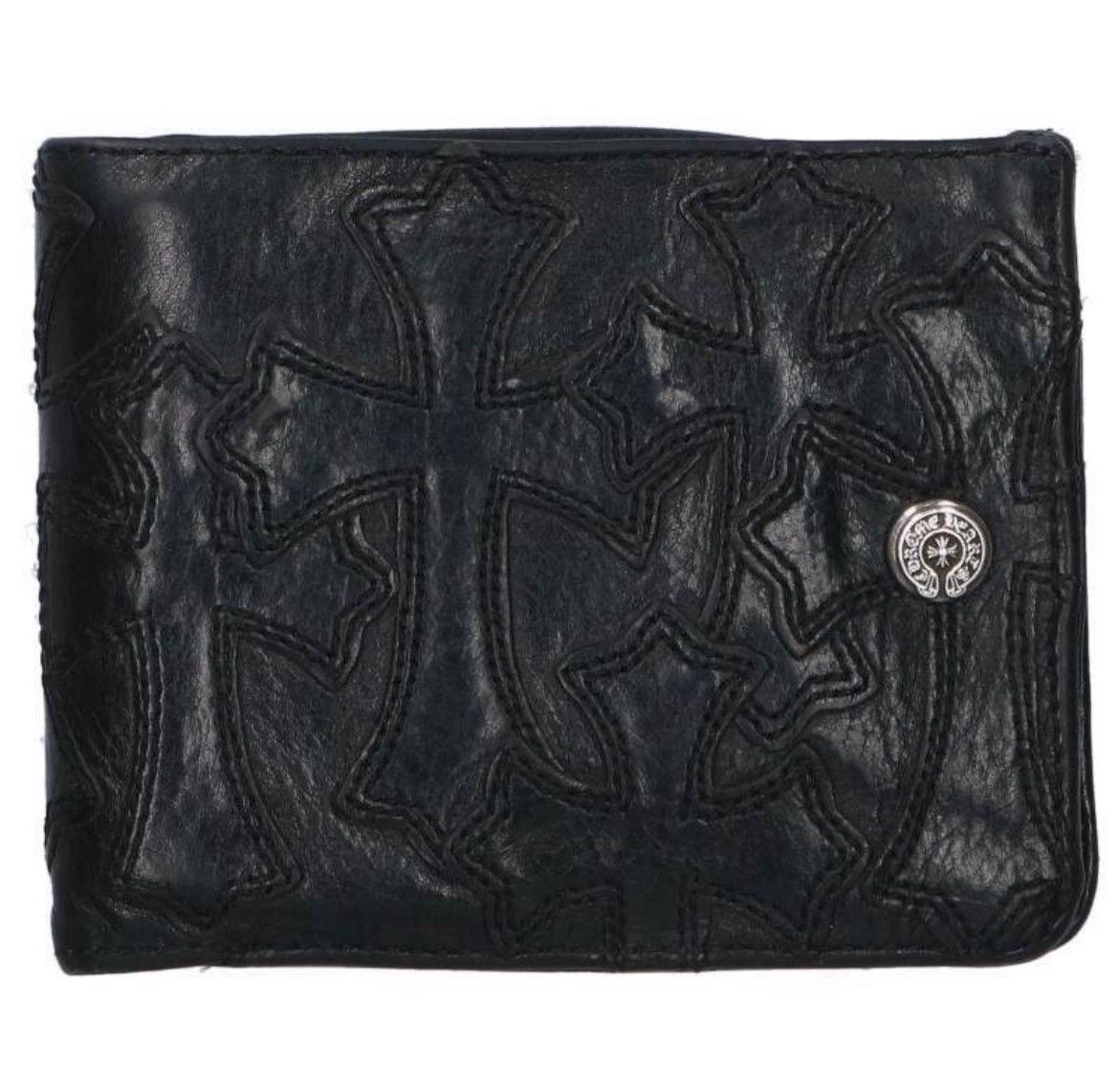 Chrome Hearts Chrome Hearts Cemetery Bifold Leather Wallet Size ONE SIZE - 1 Thumbnail