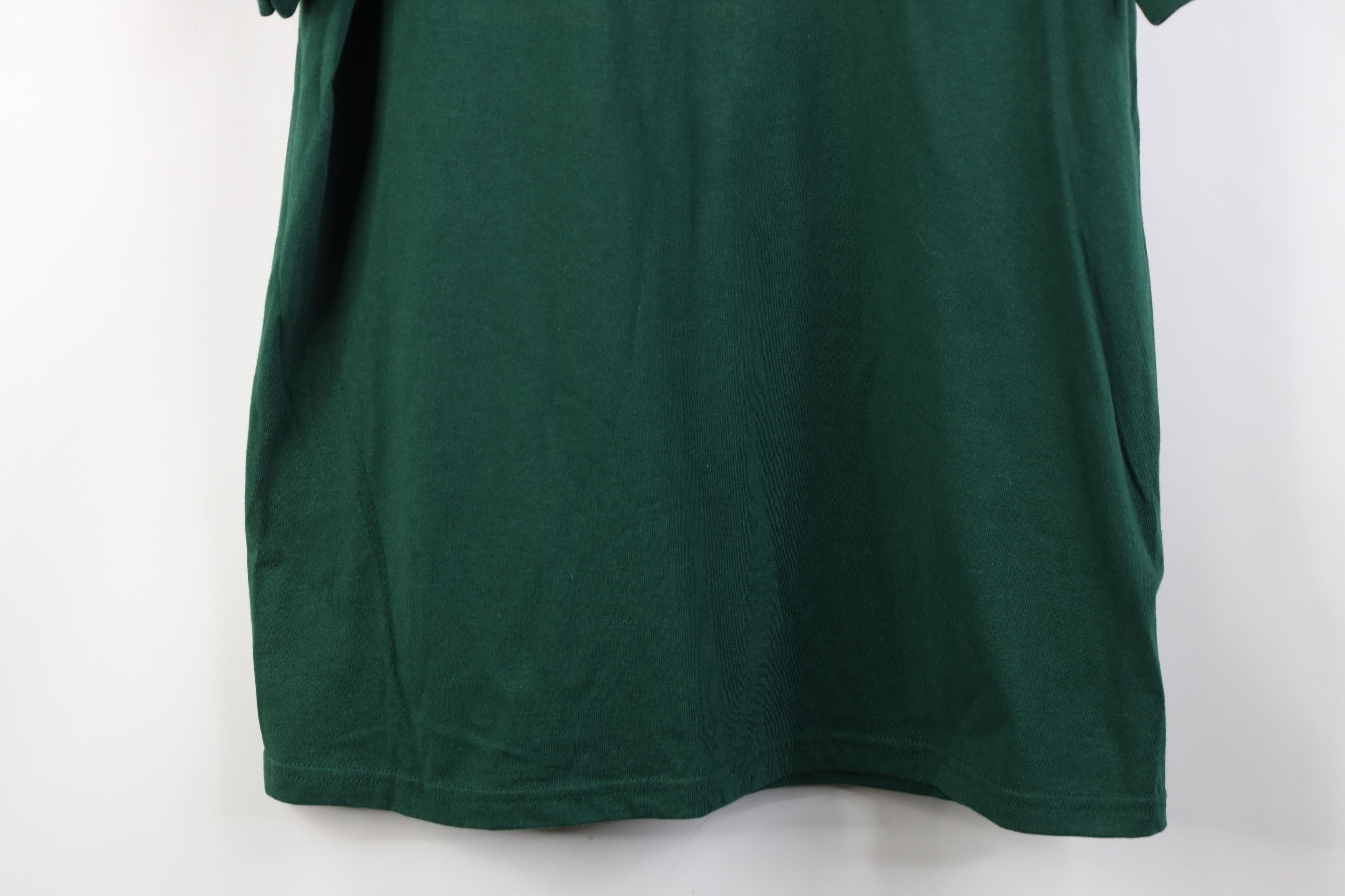 Vintage Vintage 90s Streetwear Blank Short Sleeve T-Shirt Green Size US M / EU 48-50 / 2 - 3 Thumbnail