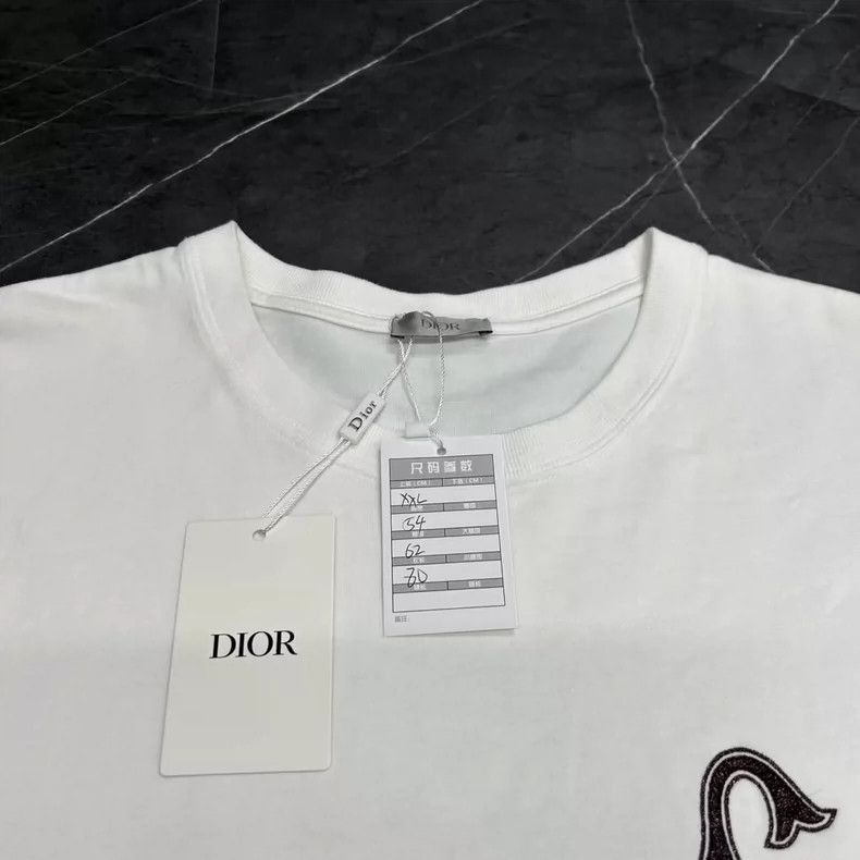 Dior Dior Embroidered Logo Short Sleeve T-2505 Size US XXL / EU 58 / 5 - 2 Thumbnail