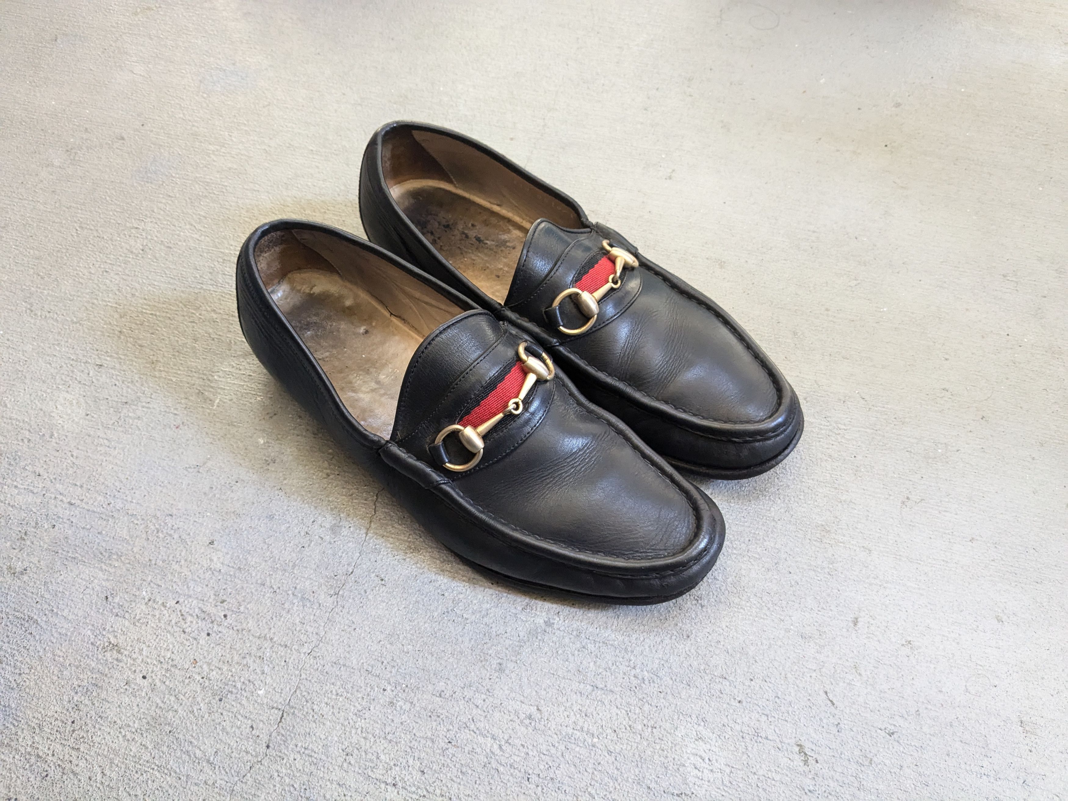 Gucci Gucci Jordaan Horsebit Loafers Black 10 Leather Mules Size US 10 / EU 43 - 2 Thumbnail