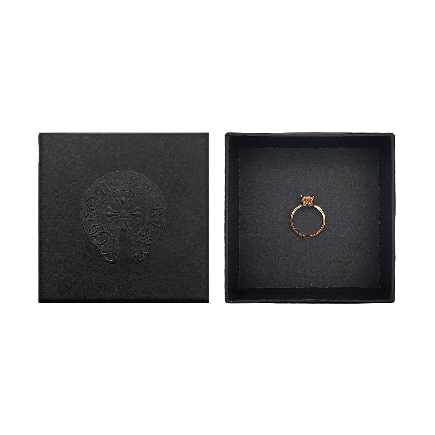 Chrome Hearts Chrome Hearts 22k Gold Emerald KH Cocktail Ring Size ONE SIZE - 5 Thumbnail