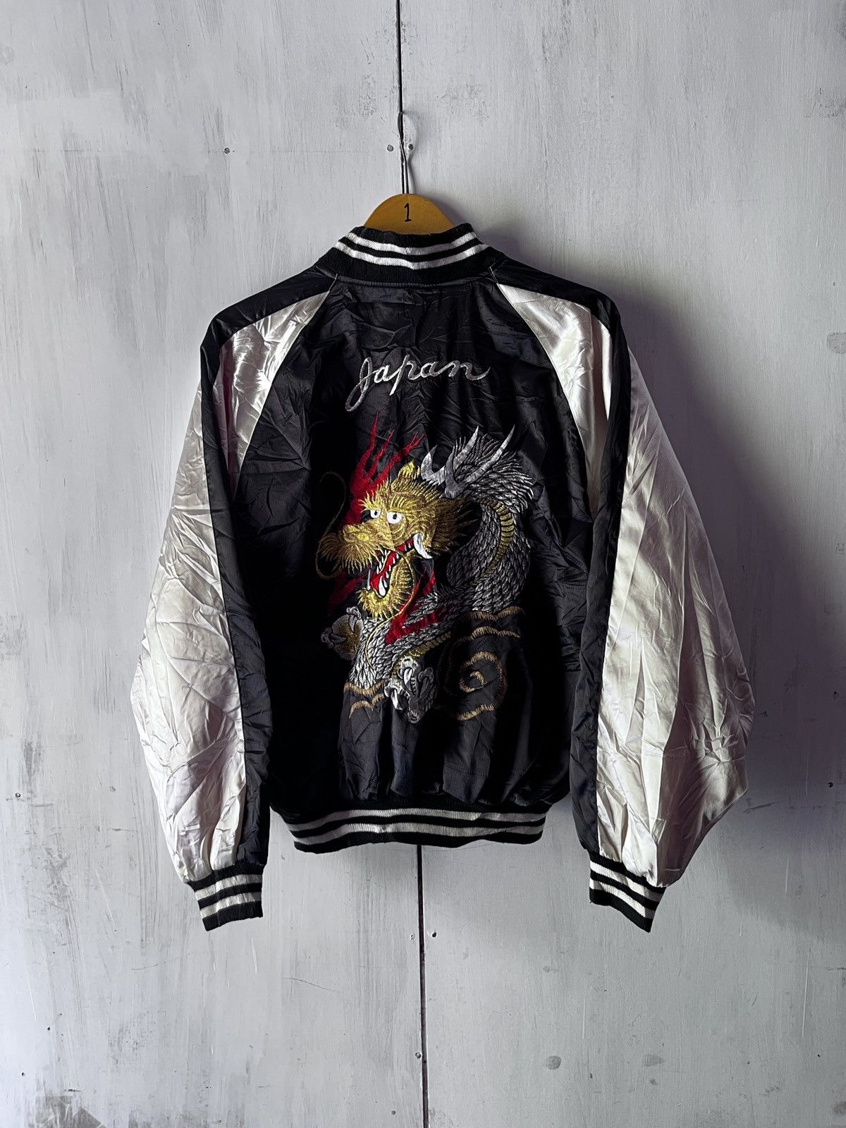 Japanese Brand JAPANESE SUKAJAN DRAGON JACKET 1990 Size US L / EU 52-54 / 3 - 1 Thumbnail