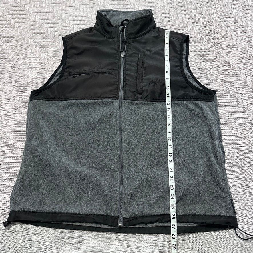 Chaps Chaps gray and black fleece vest size XL Size US XL / EU 56 / 4 - 6 Thumbnail