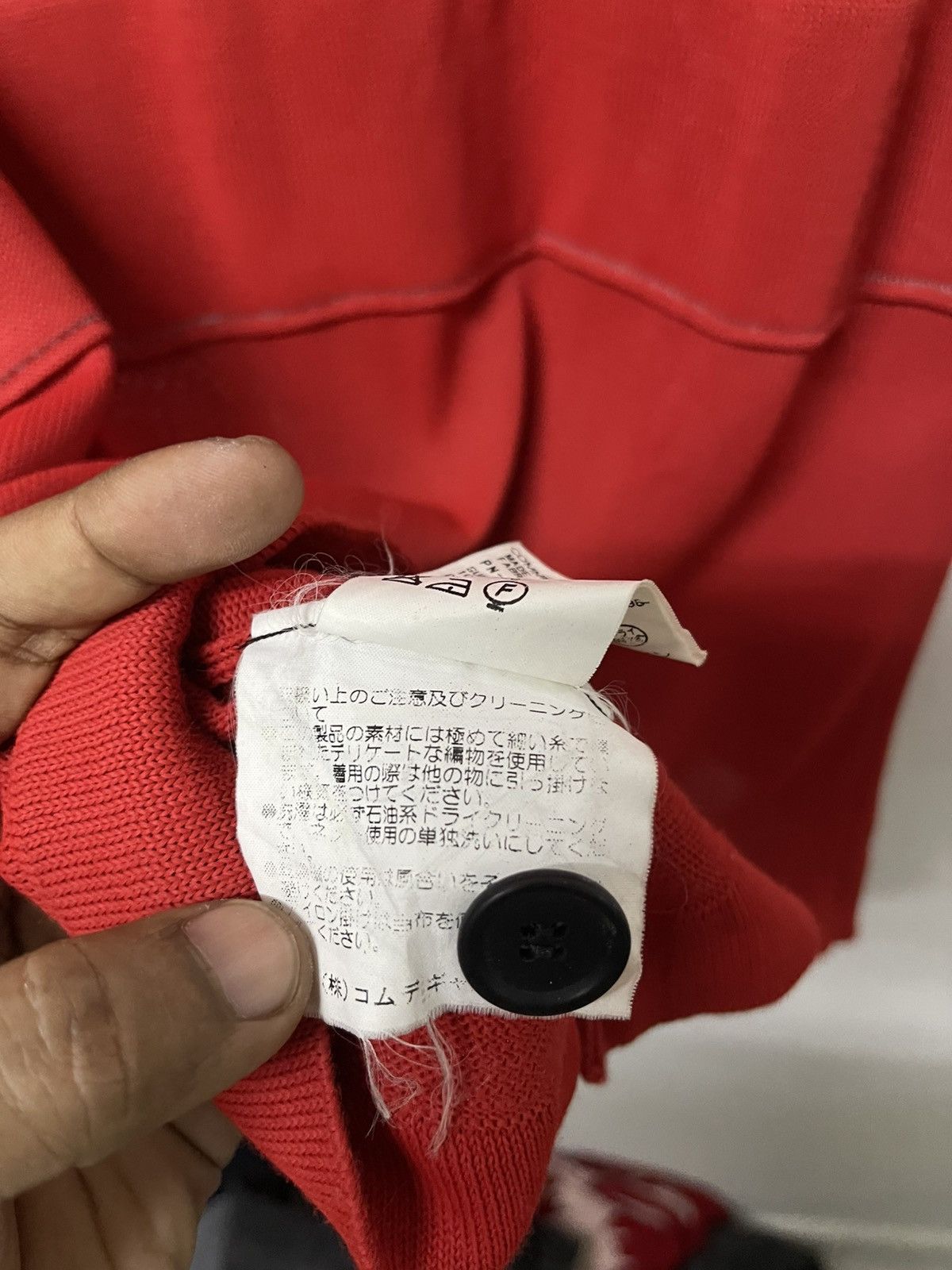 Comme des Garcons Homme Plus AW 1995 COMME DES GARCONS HOMME PLUS BUTTON CARDIGAN RARE Size US M / EU 48-50 / 2 - 19 Thumbnail