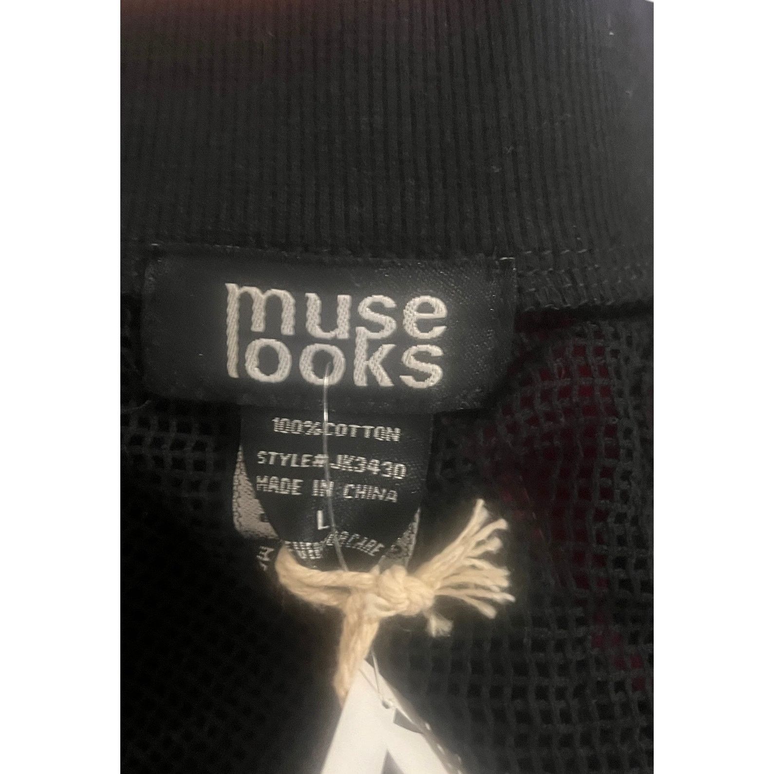 Other Muse Looks Black Mesh Jacket With Pink Stripes Size L NWT Size L / US 10 / IT 46 - 7 Thumbnail