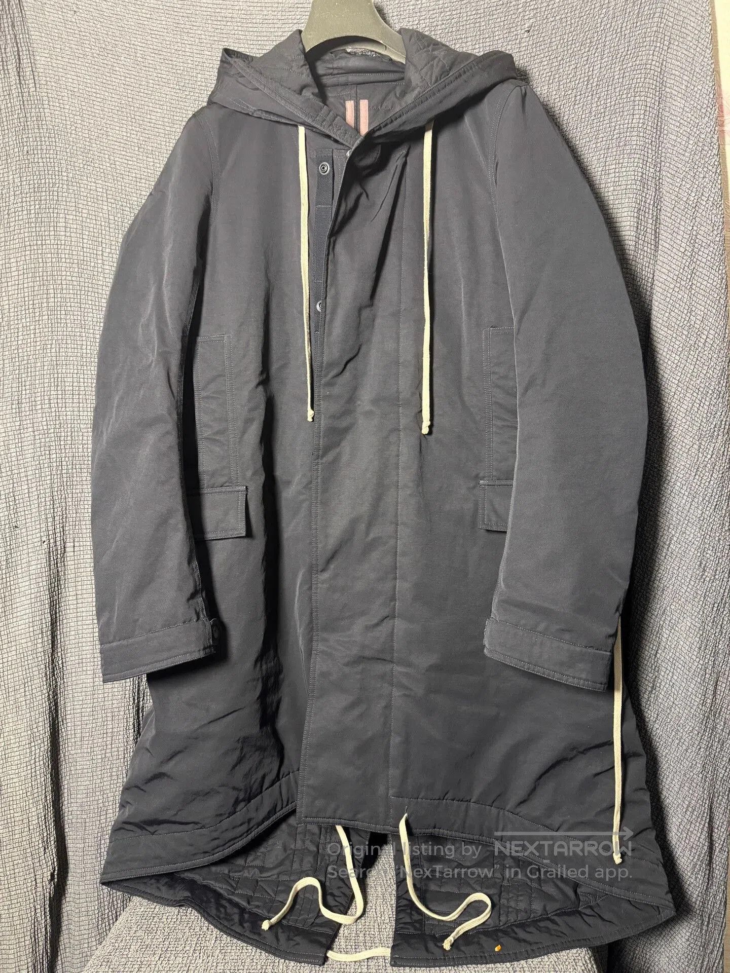 Rick Owens Rick Owens 16FW Nylon Fish Tail Coat. Size US S / EU 44-46 / 1 - 1 Thumbnail