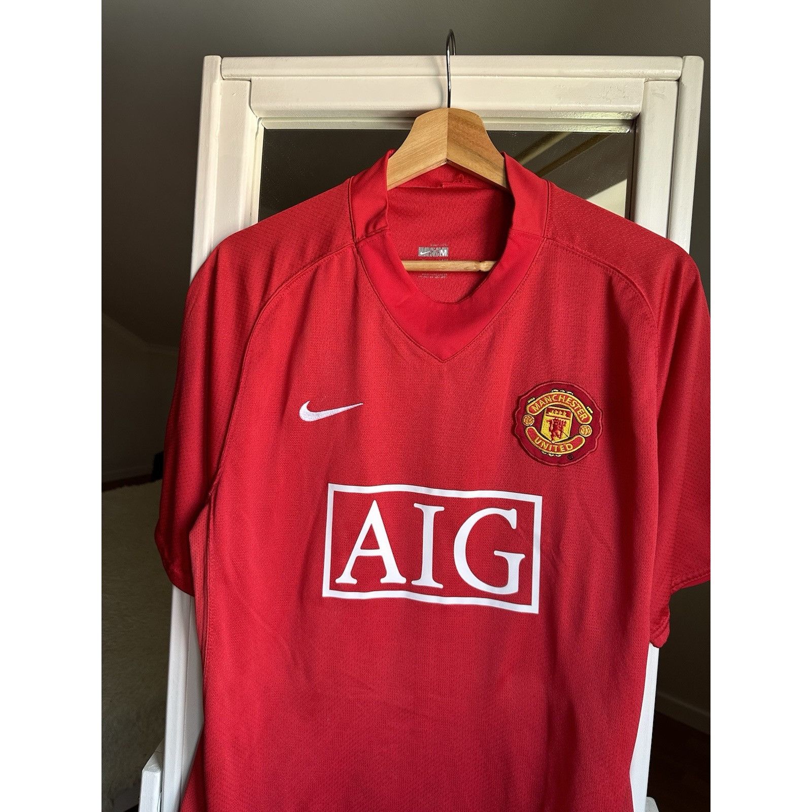 Nike MANCHESTER UNITED ROONEY 2007 2009 HOME SHIRT JERSEY NIKE Size US M / EU 48-50 / 2 - 9 Thumbnail
