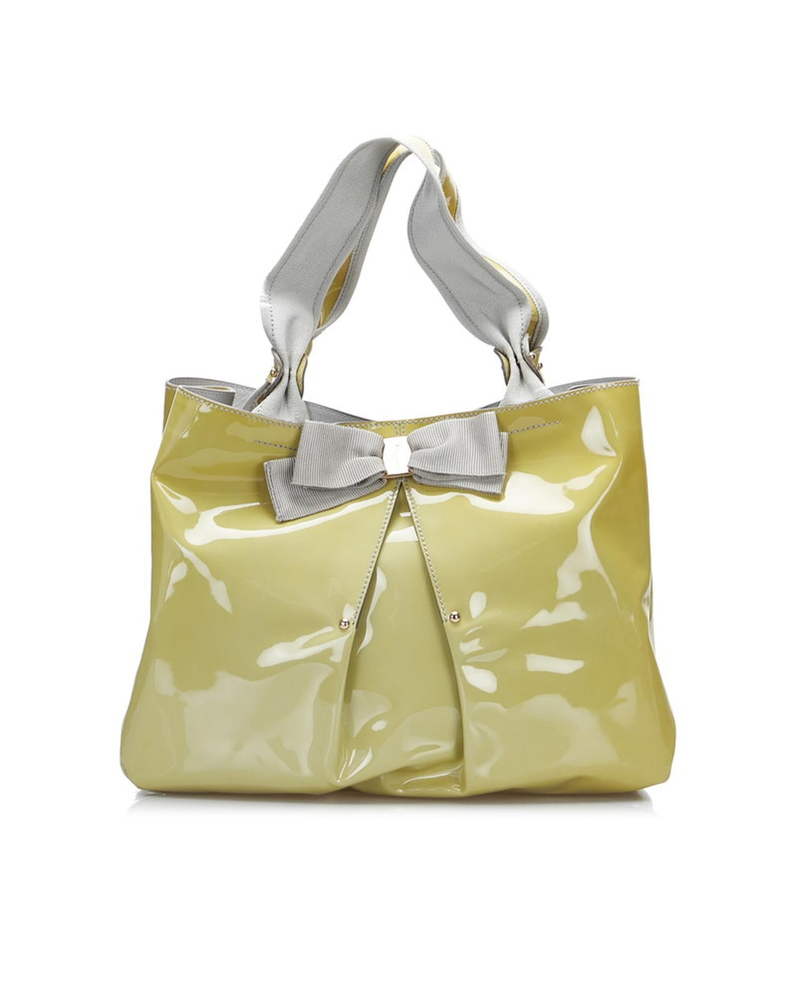 image of Yellow Ribbon Handbag By Salvatore Ferragamo, Women's