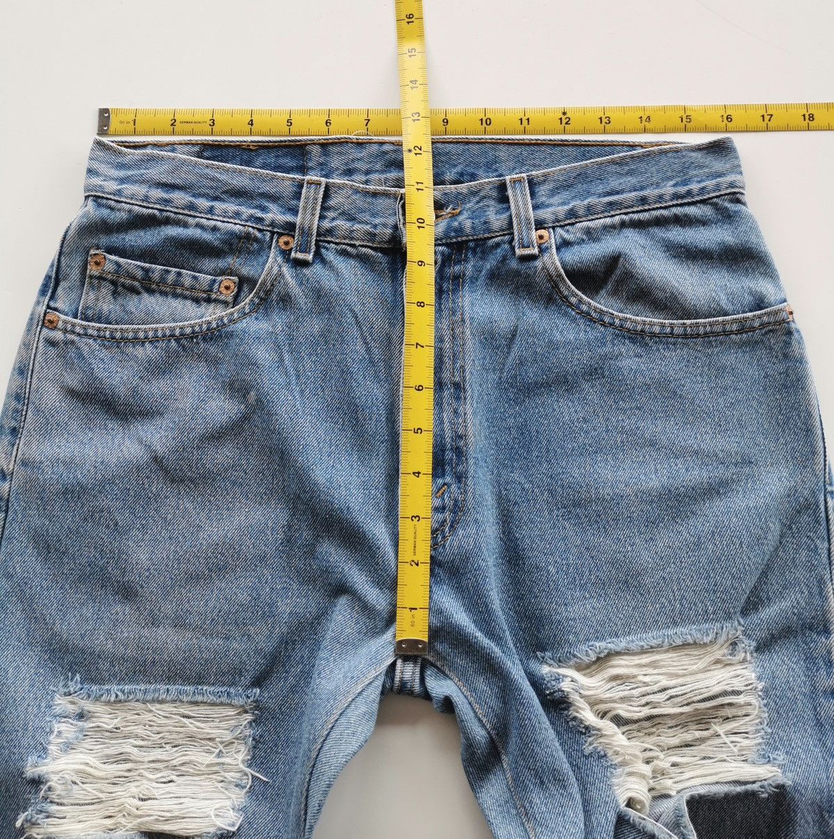 Levi's × Undercover Vintage Levis 505 Distressed Jeans Looklike Undercover Size US 32 / EU 48 - 9 Thumbnail