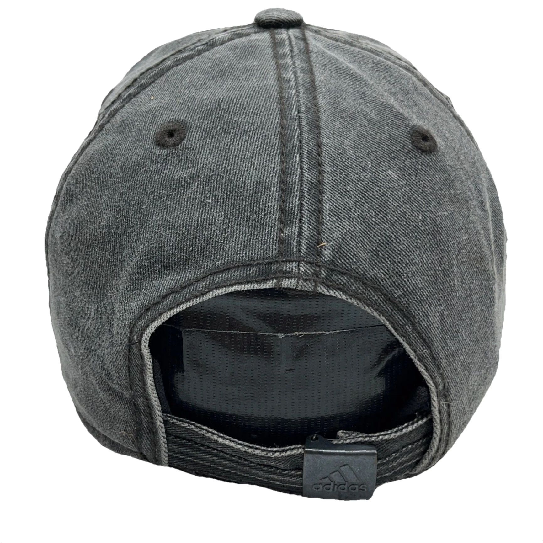 Adidas Adidas Hat Cap Adjustable Gray White Dad Baseball Style Cap Mens Adjustable Size ONE SIZE - 2 Thumbnail