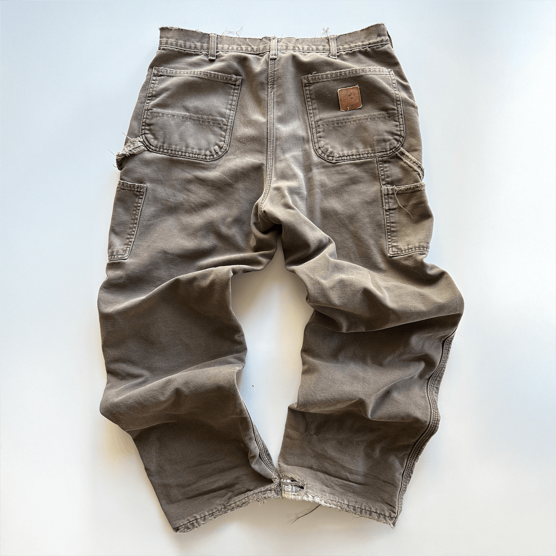 Carhartt 1990s Carhartt Distressed Blanket Lined Cargo Pants Size US 34 / EU 50 - 3 Thumbnail