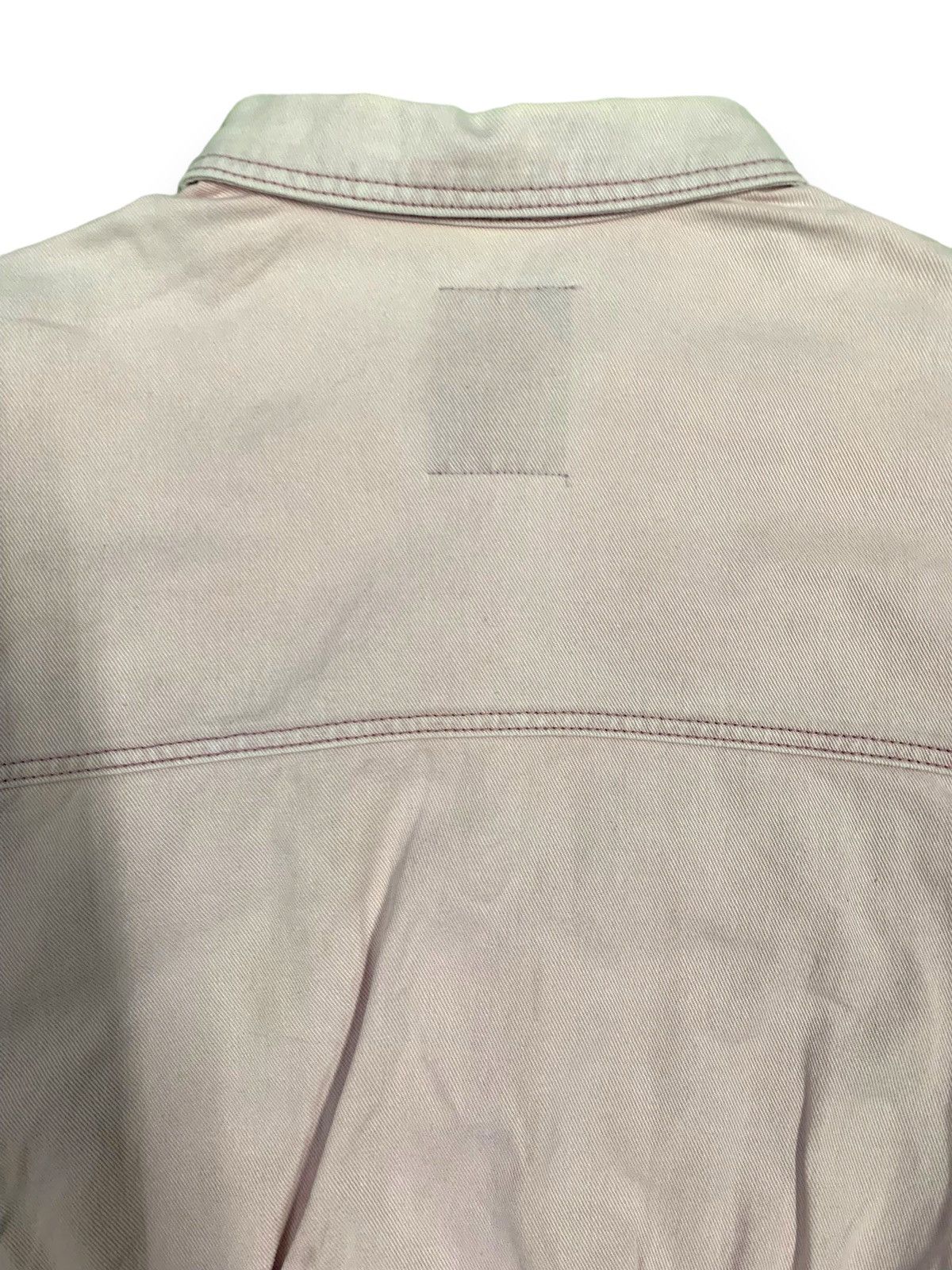 Japanese Brand Japanese Brand Faded Cropped Oversized Trucker Denim Jacket Size ONE SIZE - 13 Thumbnail