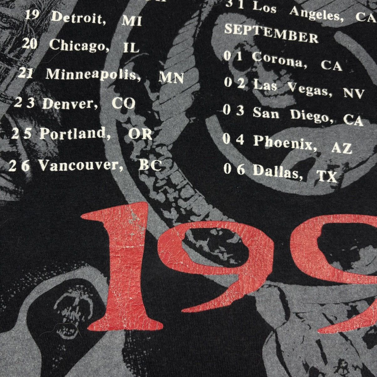 Band Tees Vintage Napalm Death - Aop 1994 North American Tour Shirt Size US L / EU 52-54 / 3 - 8 Thumbnail