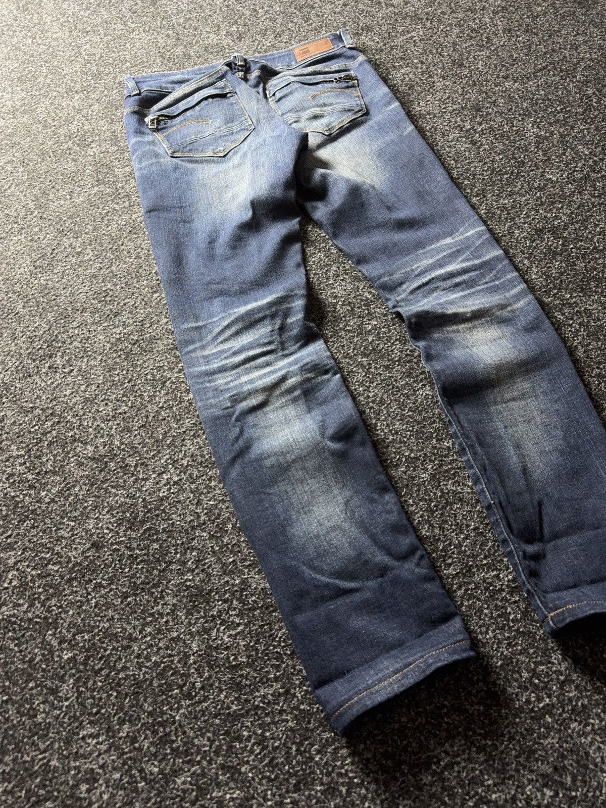 G-Star Y2K G-Star RAW Midge Cody Mid Skinny Jeans Distressed Wash Size 28" / US 6 / IT 42 - 14 Thumbnail