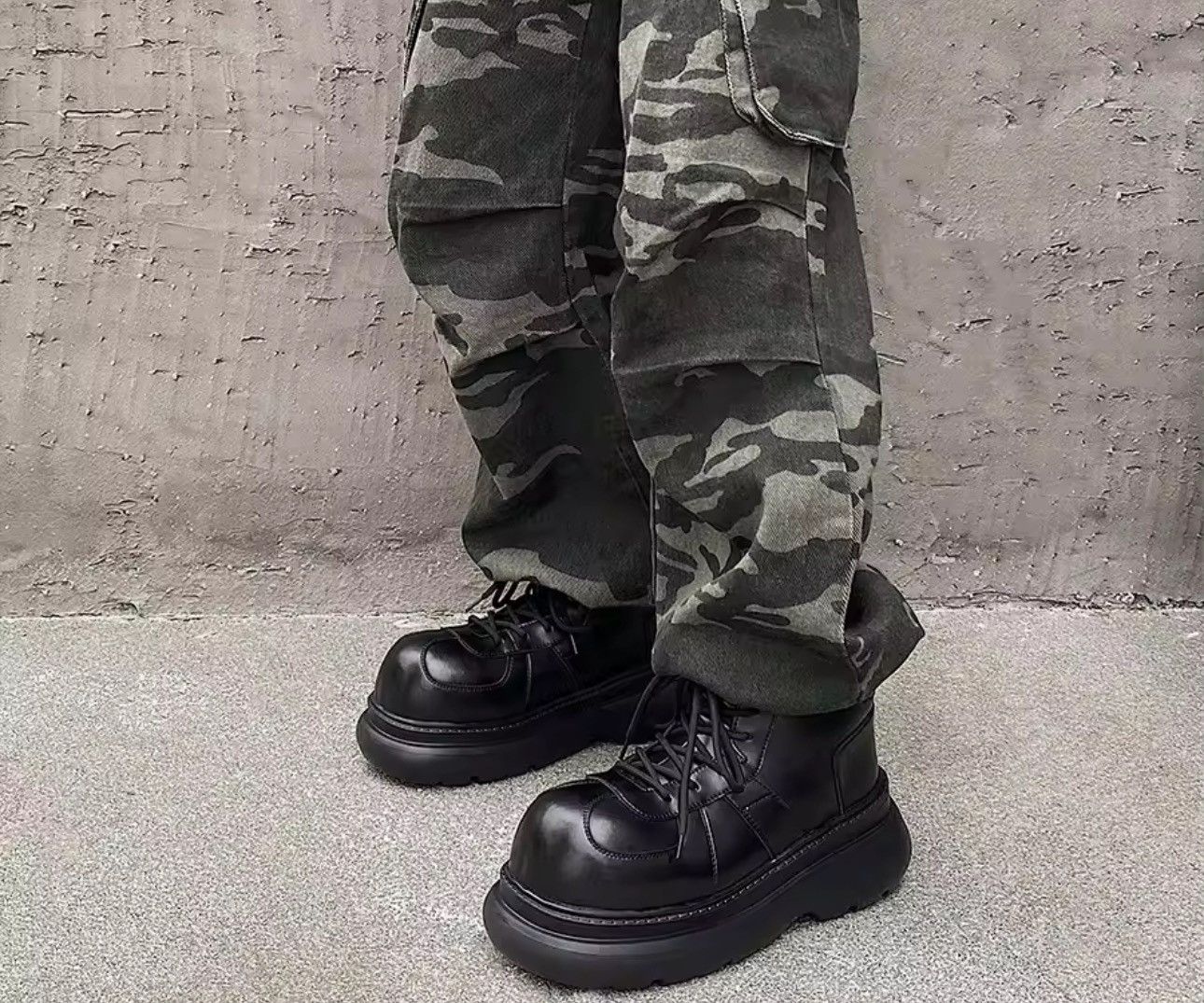 Other Genuine Leather Streetwear Warm Winter Waterproof Punk Boots Size US 8 / EU 41 - 4 Thumbnail