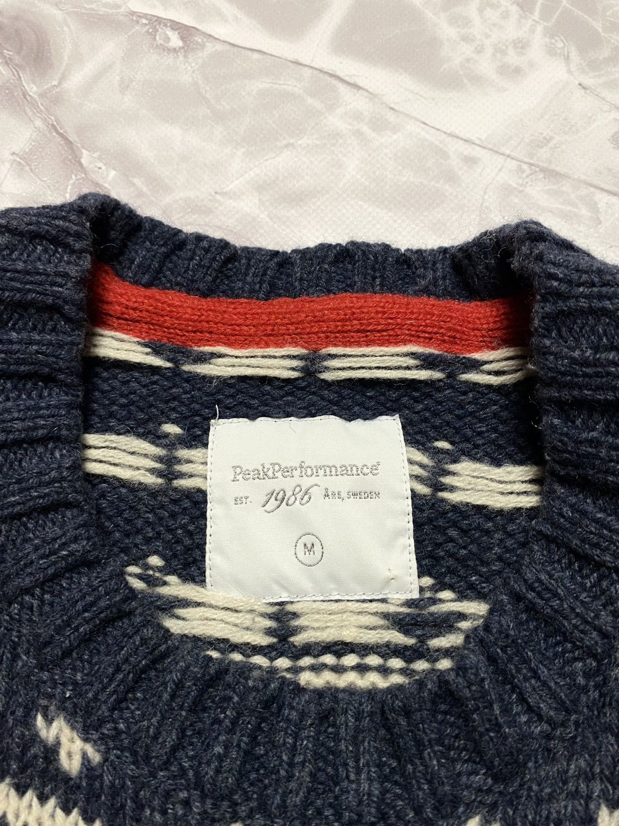 Peak Performance Peak Performance Fair Isle Nordic Snowflake Sweater Men's M Size US M / EU 48-50 / 2 - 6 Thumbnail