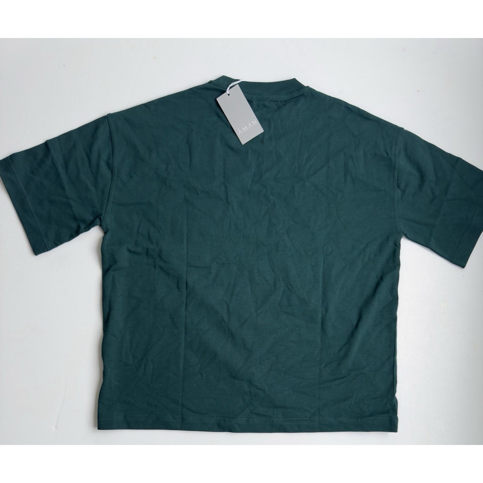 Other Aman Essentials Unisex Oversized Pocket Tee -Dark Green M Size US M / EU 48-50 / 2 - 2 Thumbnail