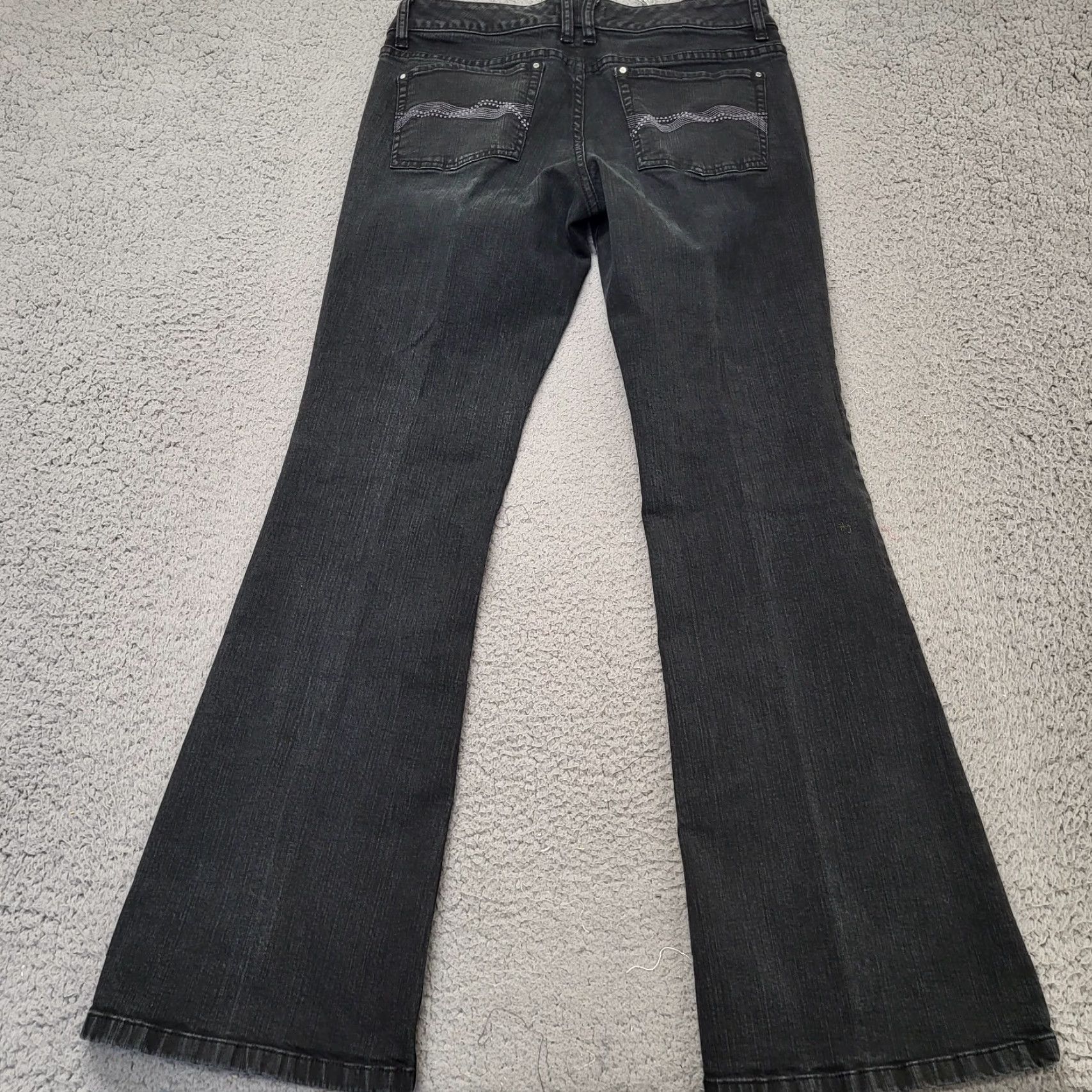 White House Black Market White House Black Market Jeans Women's Size 8R Black Bootcut Flare Love Life ❤️ Jeans Women Bootcut Black 8R Regular Fit 5-Pocket Denim Spandex Cotton Size 30" / US 8 / IT 44 - 2 Thumbnail