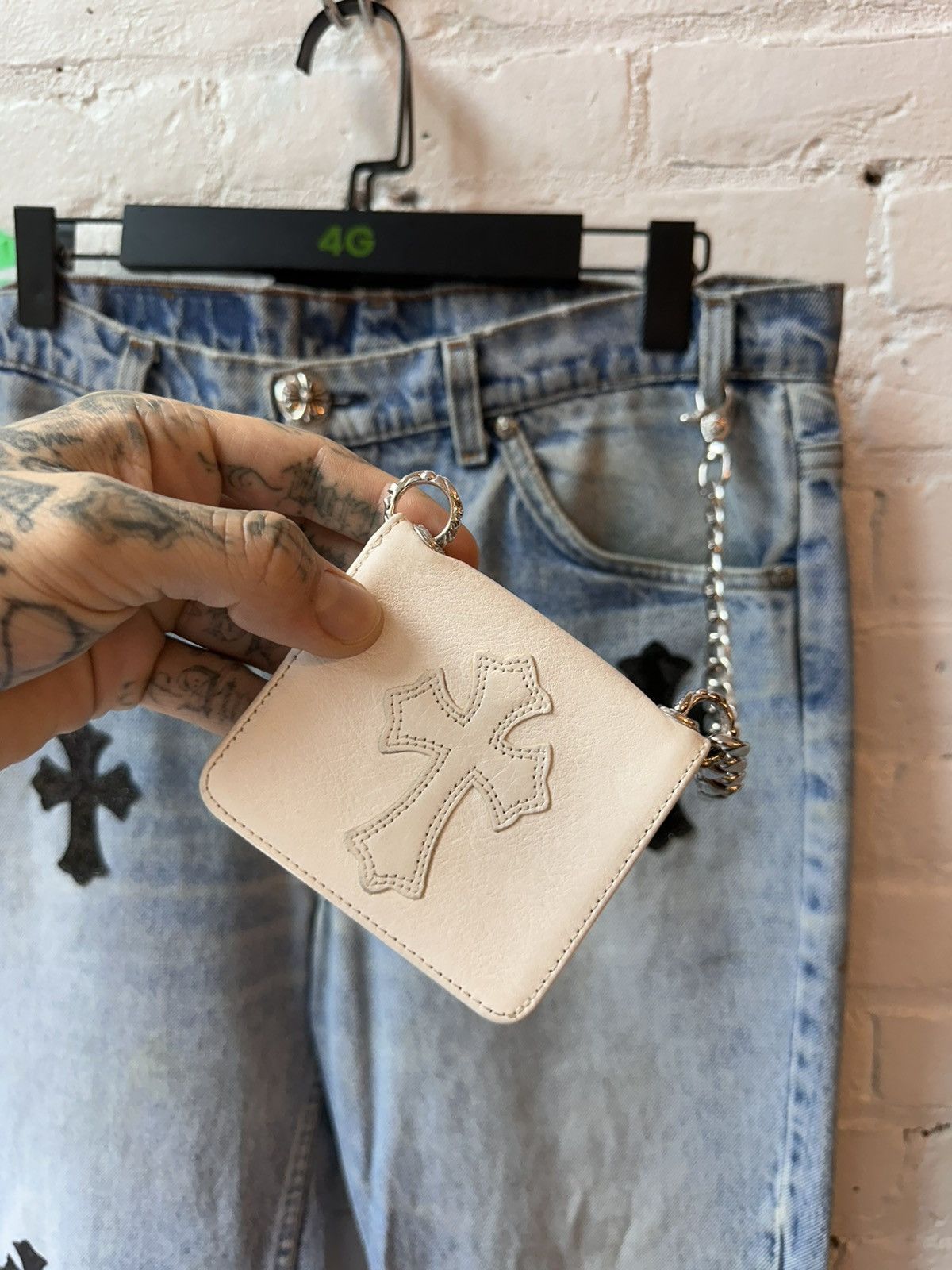 Chrome Hearts CHROME HEARTS CROSS WALLET & WALLET CHAIN Size ONE SIZE - 4 Thumbnail