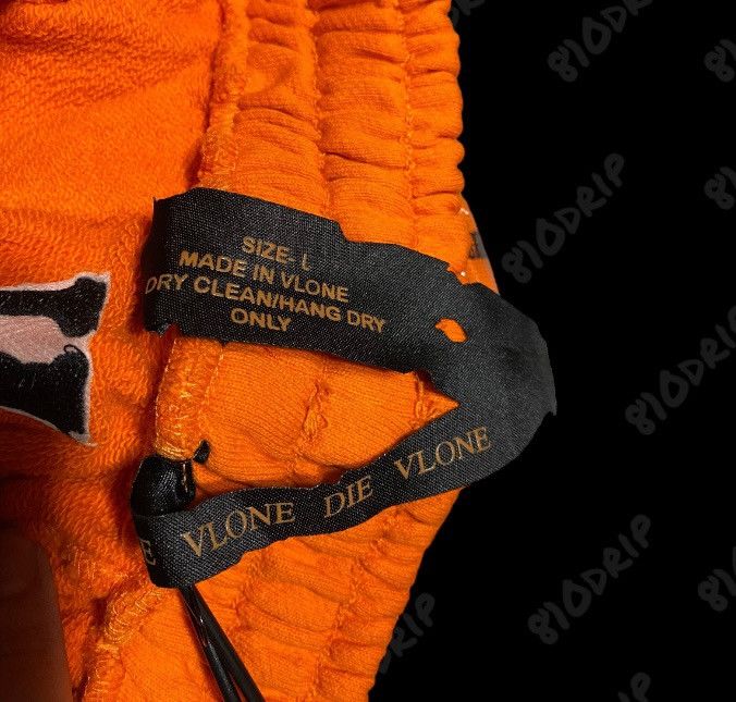 Vlone Vlone Caution Zip Sweatpants (L) Size US 34 / EU 50 - 8 Thumbnail