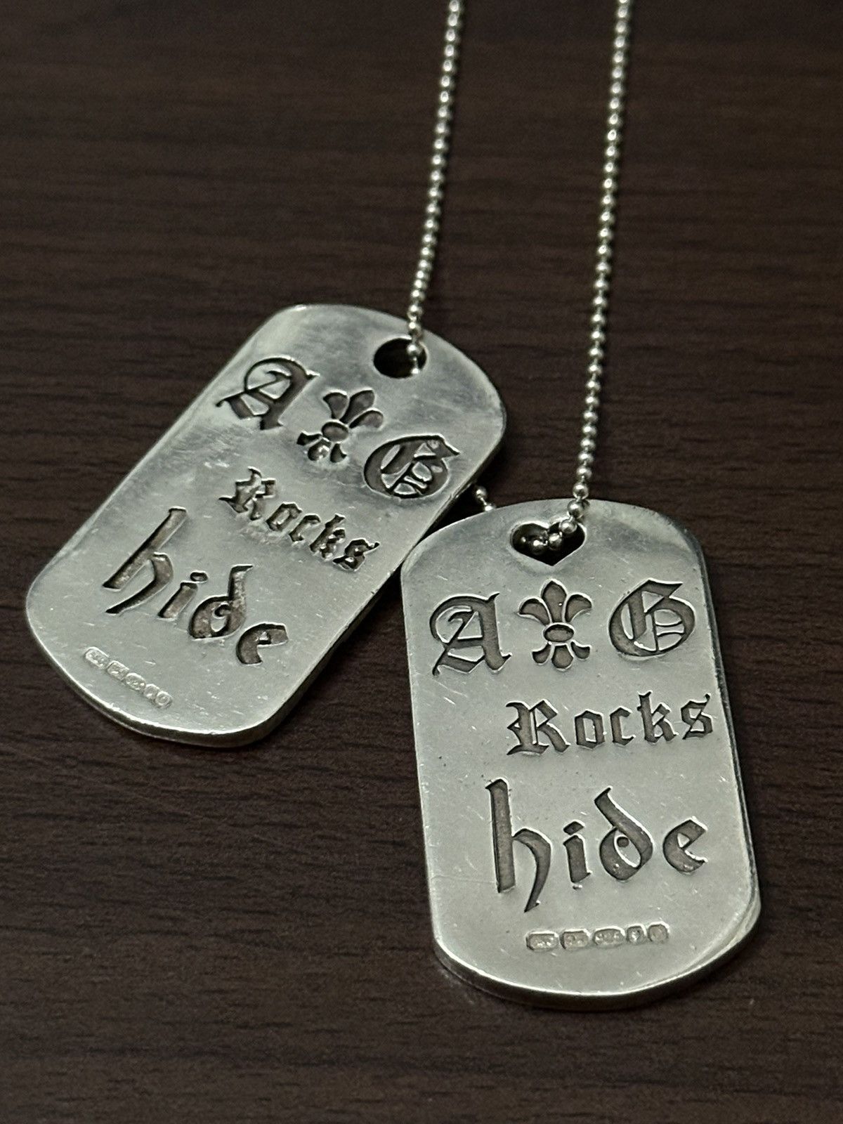 2013-2014 A&G RocknRoll Couture x Hide SV925 “Dog” Tags