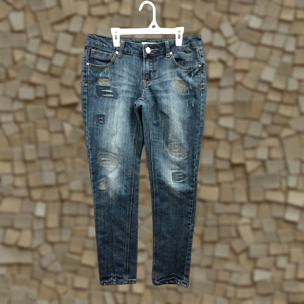 Route 66 Route 66 Jeans Womens Size 4 Mid Rise Skinny Dark Wash Blue Denim Size 27" / US 4 / IT 40 - 1 Thumbnail