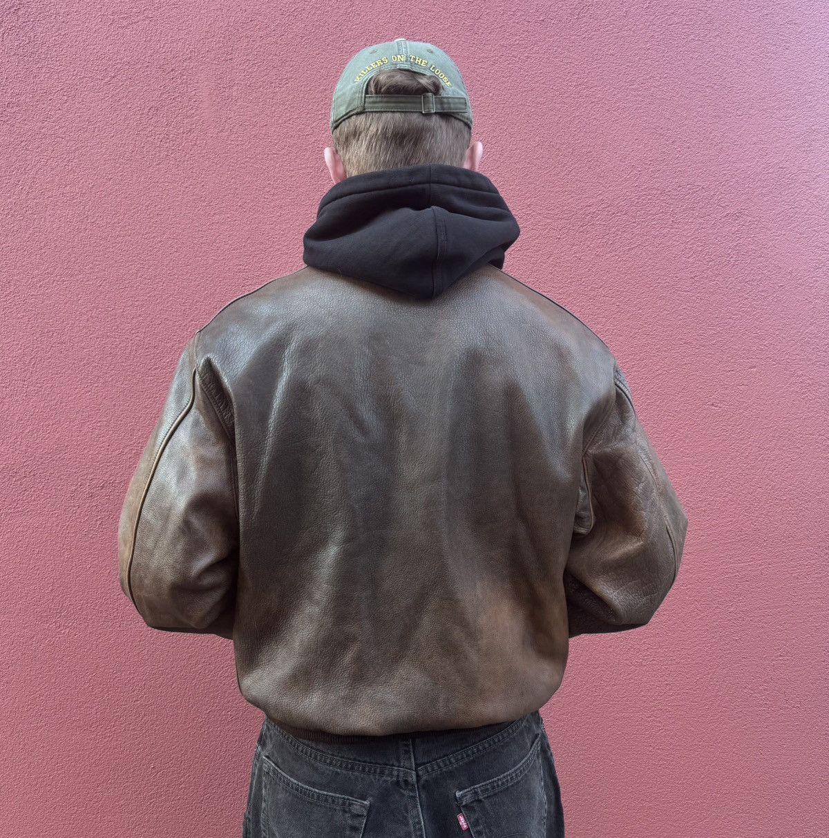 Chevignon Vintage Chevignon Leather Bomber Jacket Aviator Flight A-2 Size US M / EU 48-50 / 2 - 4 Thumbnail