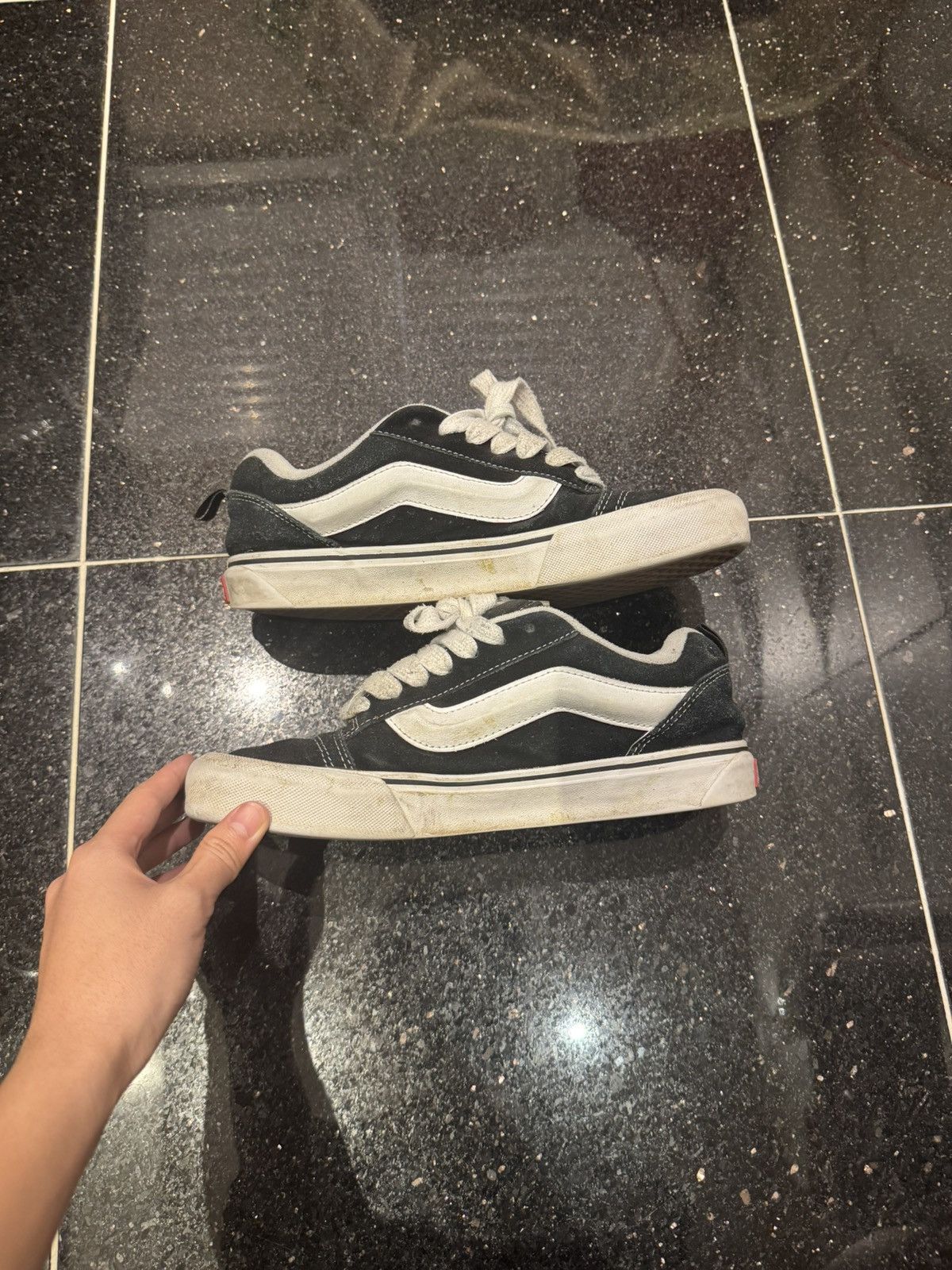 Vans BLACK CHUNKY VANS KNU SKOOL Size US 8.5 / EU 41-42 - 2 Thumbnail