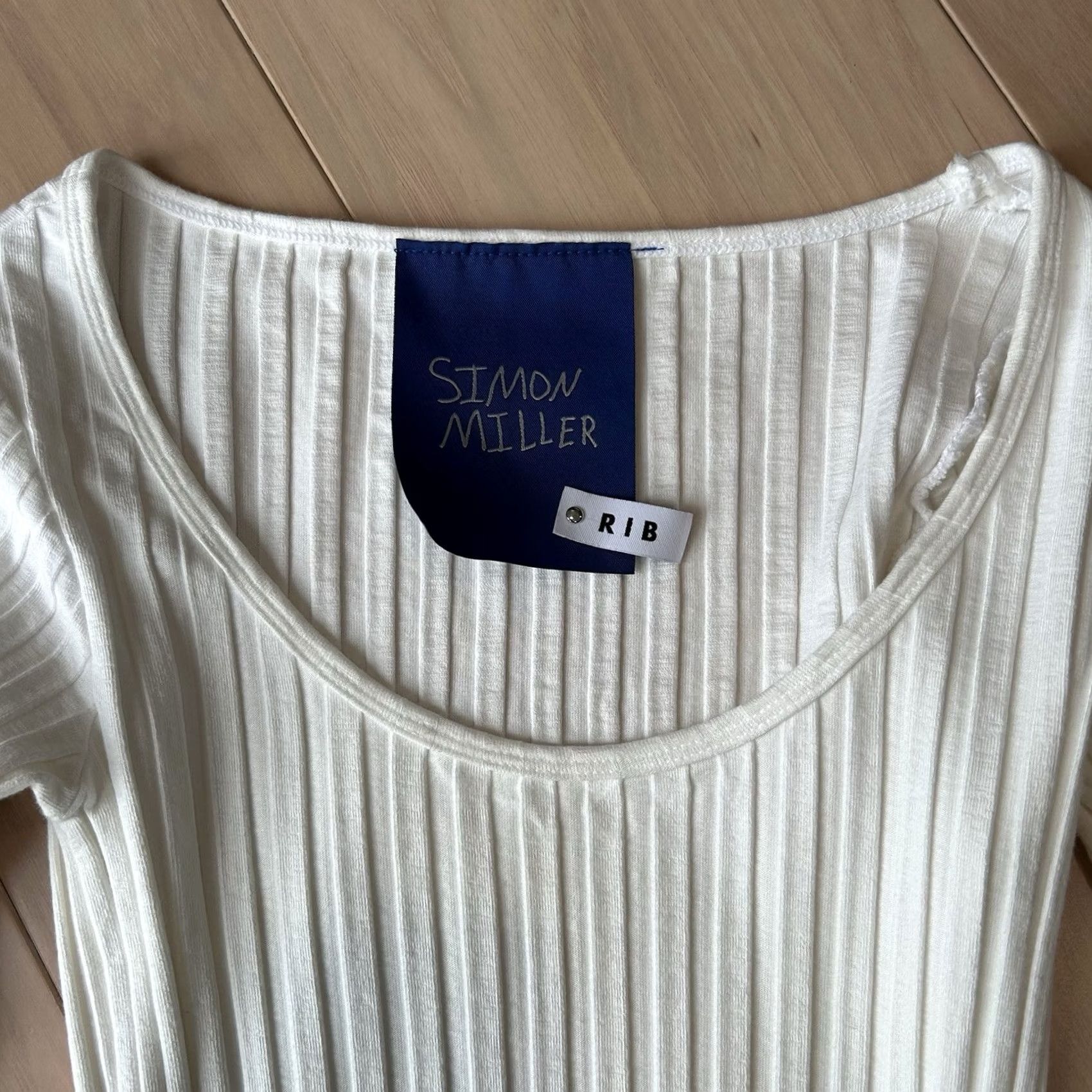 Simon Miller Simon Miller Vista Rib Top Short Sleeve Women’s XS Size XS / US 0-2 / IT 36-38 - 3 Thumbnail