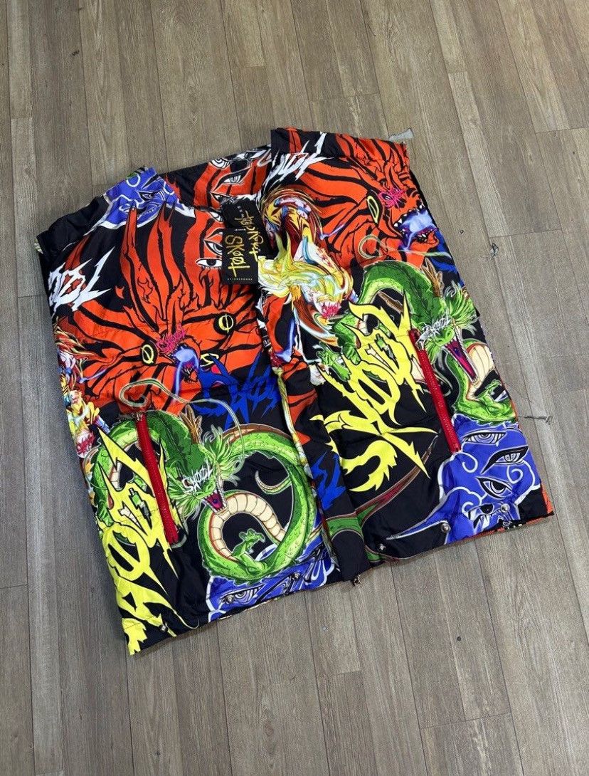 Anime × Japanese Brand SKOOT Apparel Dipped in Anime Puffer Vest Size US L / EU 52-54 / 3 - 1 Thumbnail