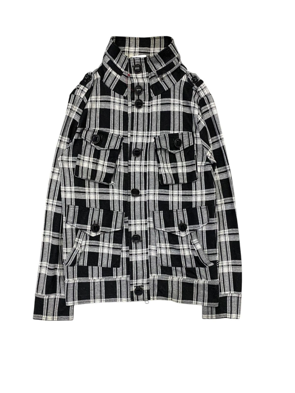 Tornado Mart 2000s Morgan Homme Check sweat Jacket Size US S / EU 44-46 / 1 - 1 Thumbnail