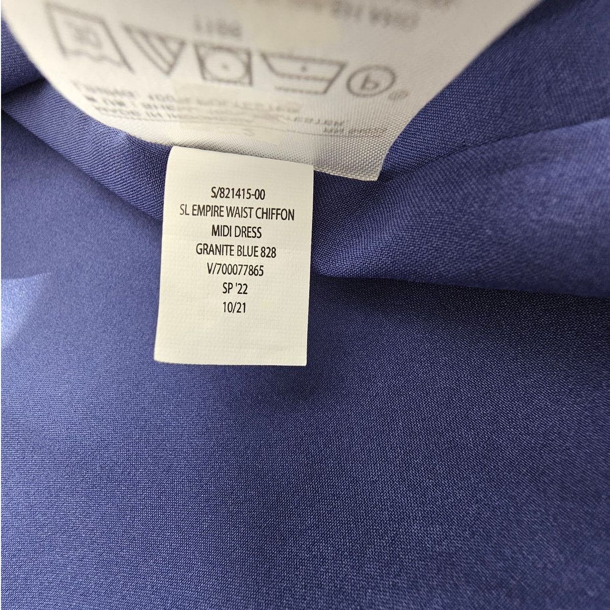 Banana Republic EUC BANANA REPUBLIC Empire-Waist Midi Chiffon Summer Dress 2 Size XS / US 0-2 / IT 36-38 - 13 Thumbnail