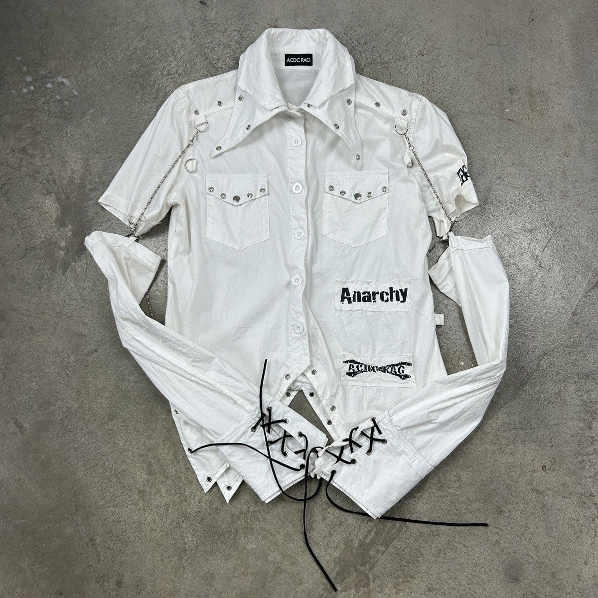 Japanese Brand × Seditionaries ACDC Rag - Bondage Shirt Size US M / EU 48-50 / 2 - 21 Thumbnail