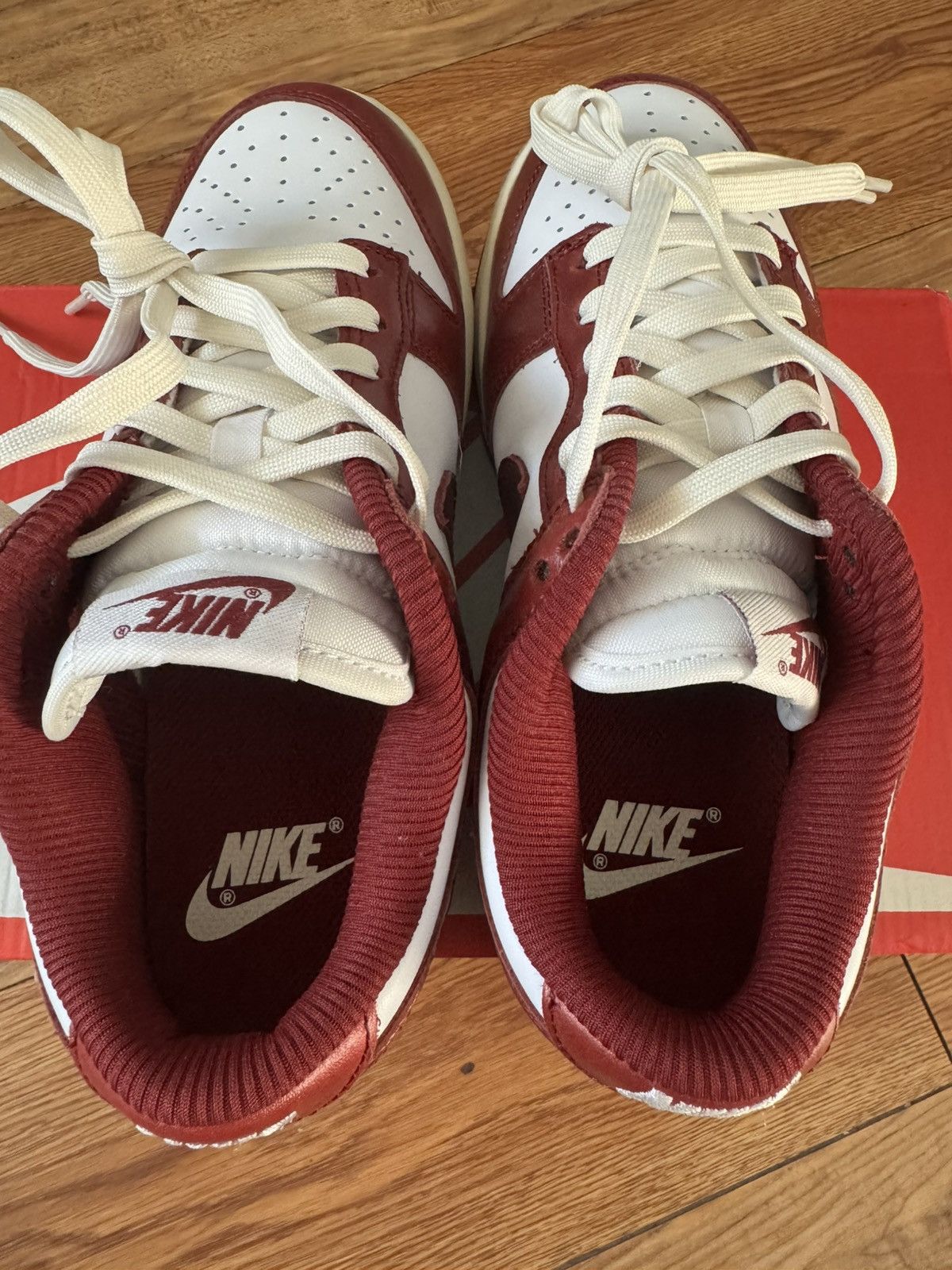 Nike Nike Wmns Dunk Low Premium “Team Red” Size US 6.5 / IT 36.5 - 4 Thumbnail
