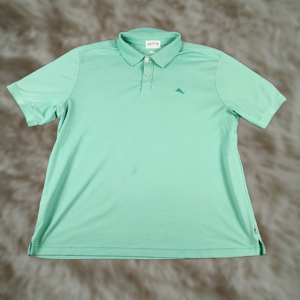 Tommy Bahama Tommy Bahama Polo Adult XL Green Marlin Casual Short Sleeve Mens Size US XL / EU 56 / 4 - 1 Thumbnail