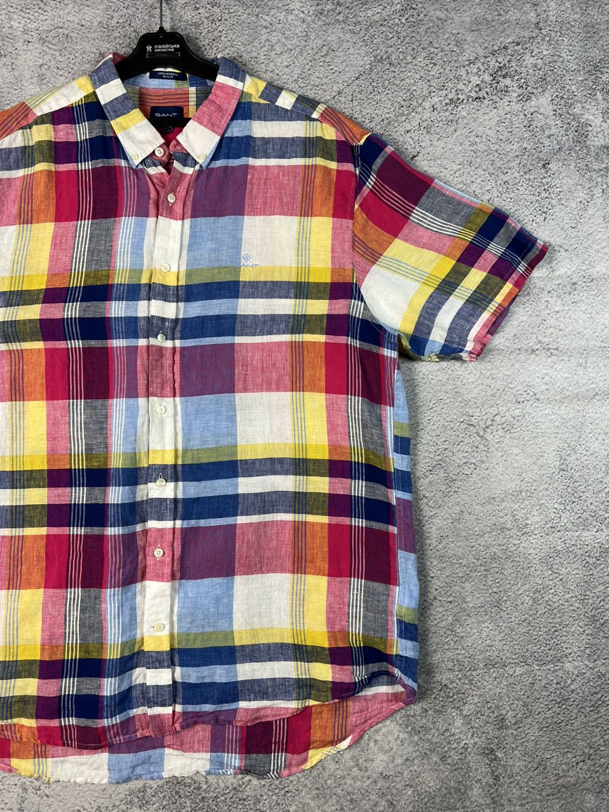 Gant Gant linen short sleeve shirt Size US XXL / EU 58 / 5 - 3 Thumbnail