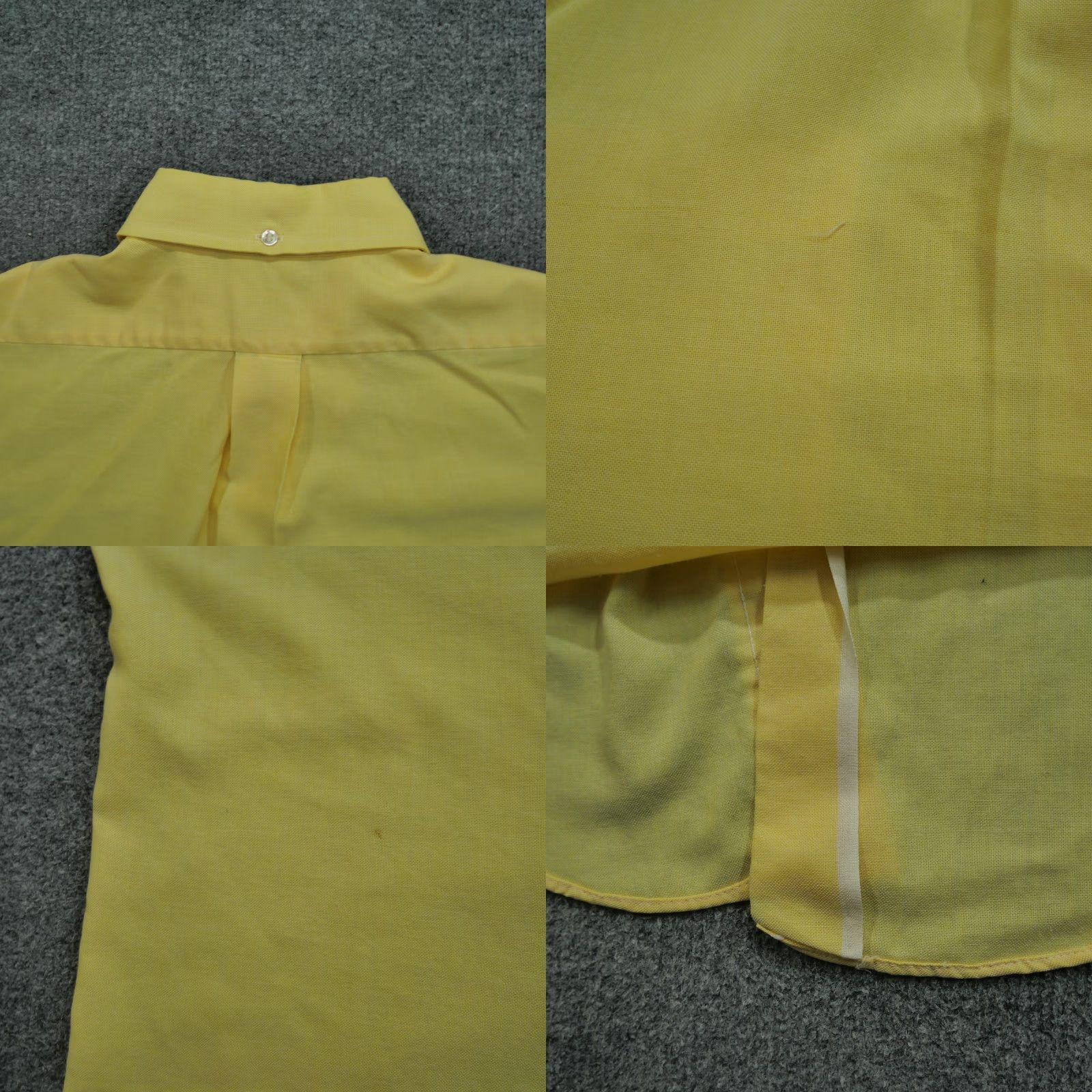Vintage VINTAGE Elderado Shirt Mens 15 Button-Down Oxford 50s 60s Yellow Cotton Short Sleeve Pocket Button-Up Collared Regular Casual Size US M / EU 48-50 / 2 - 8 Thumbnail