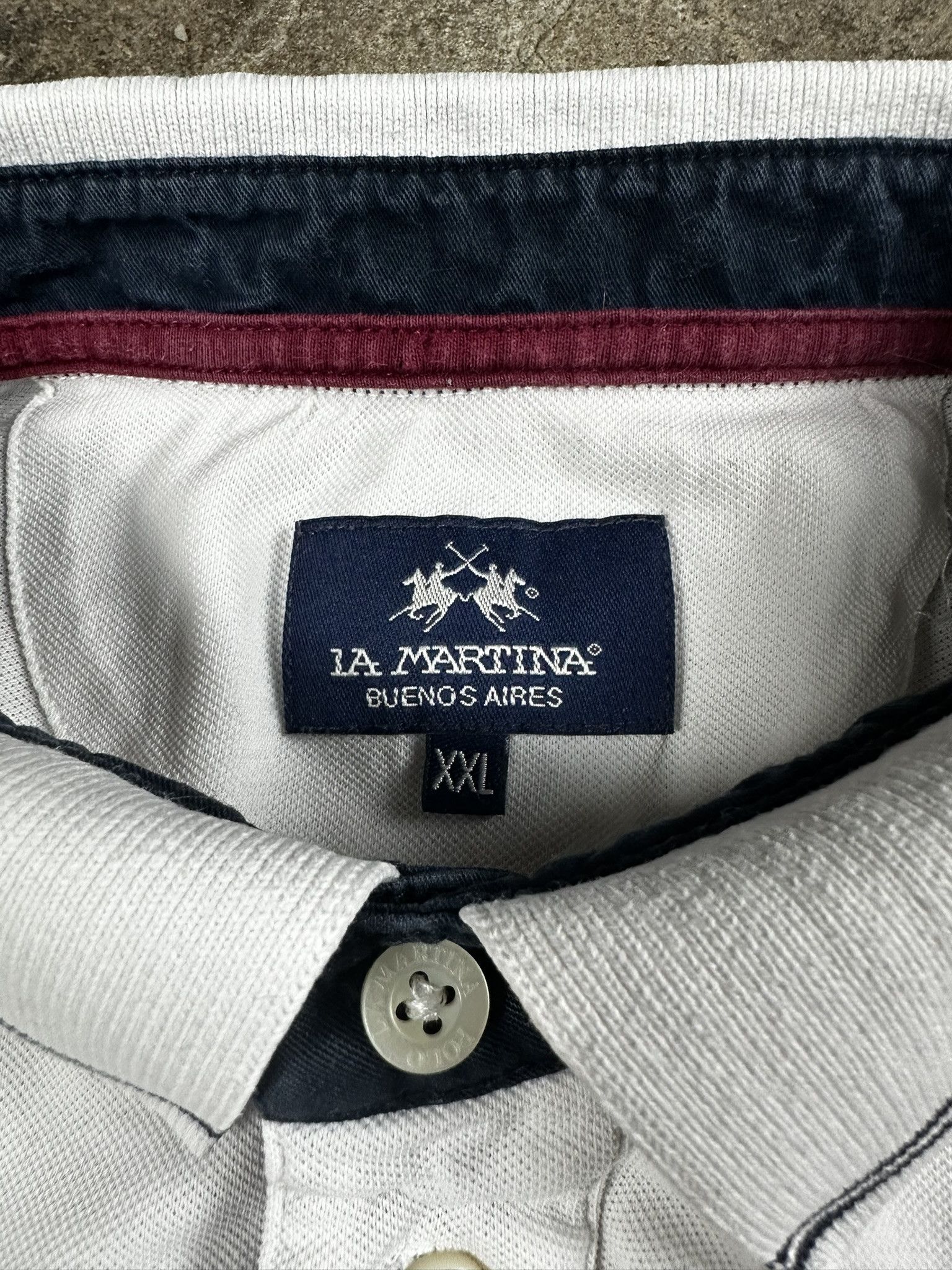 La Martina Vintage Y2k La Martina Cambridge University Longsleeve Polo Size US XXL / EU 58 / 5 - 6 Thumbnail